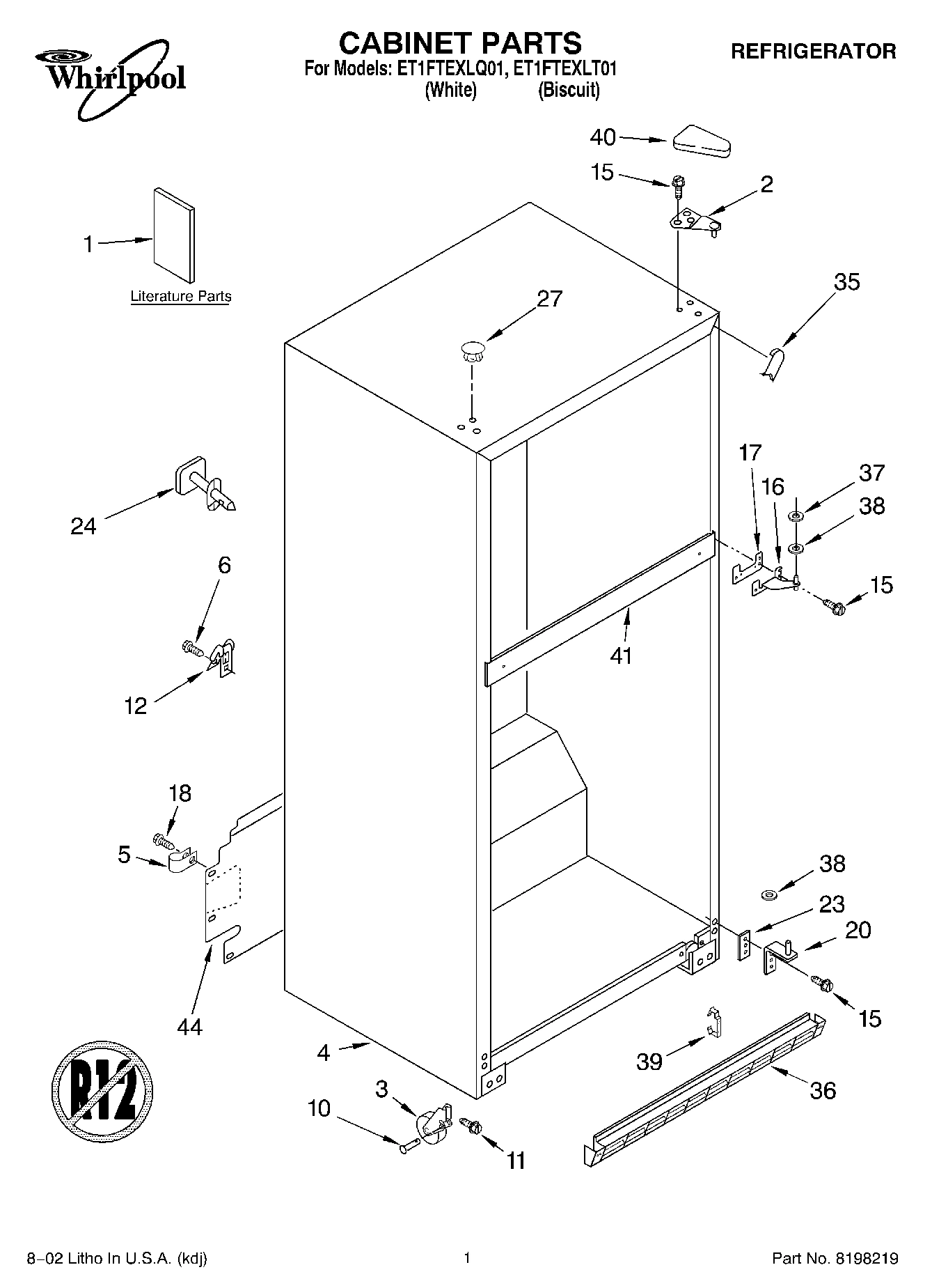 01 - CABINET, LITERATURE