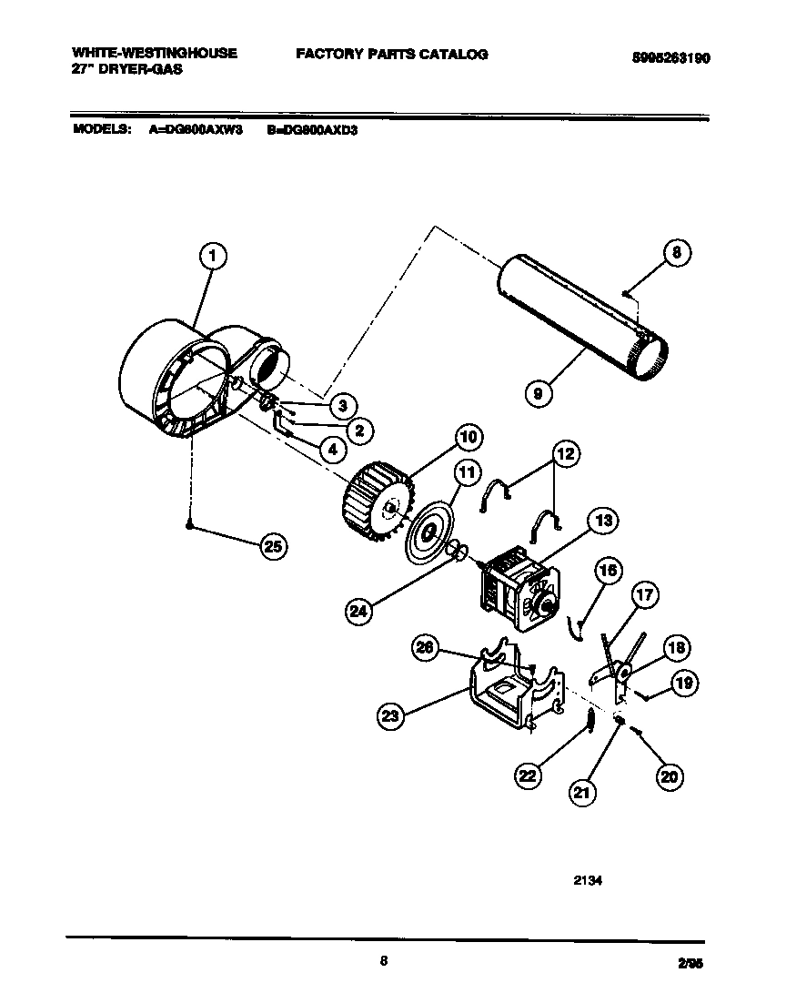 05 - MOTOR, FAN HOUSING, EXHAUST DUCT