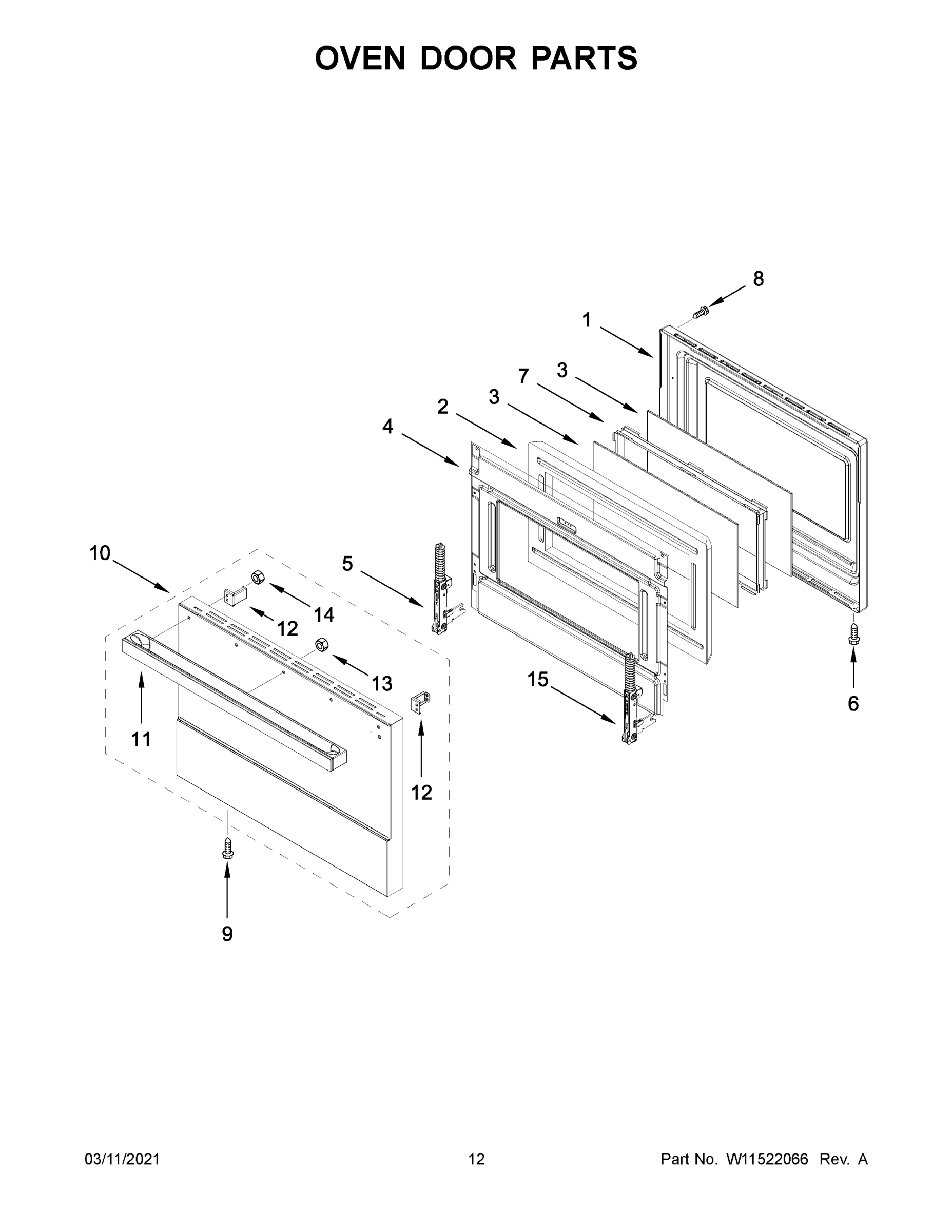 07 - OVEN DOOR PARTS