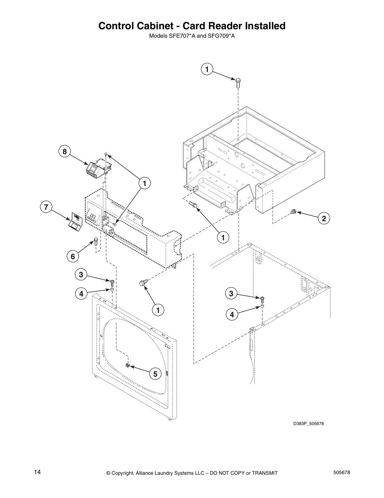 Control Cabinet - Card Reader Installed