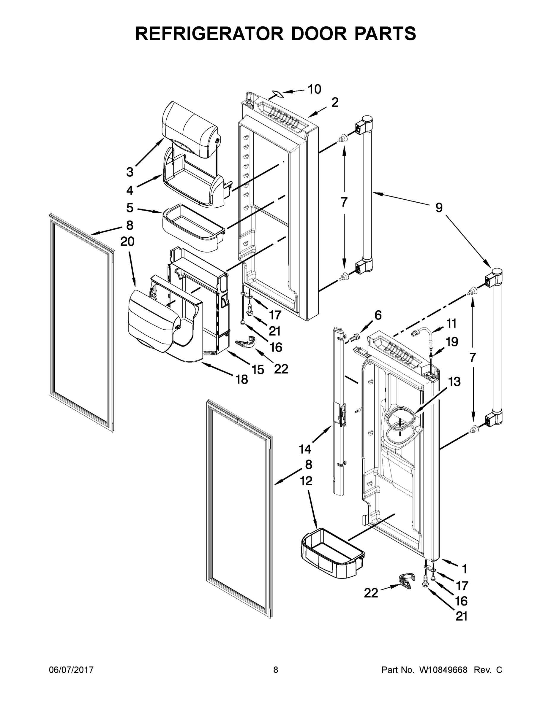 05 - REFRIGERATOR DOOR PARTS