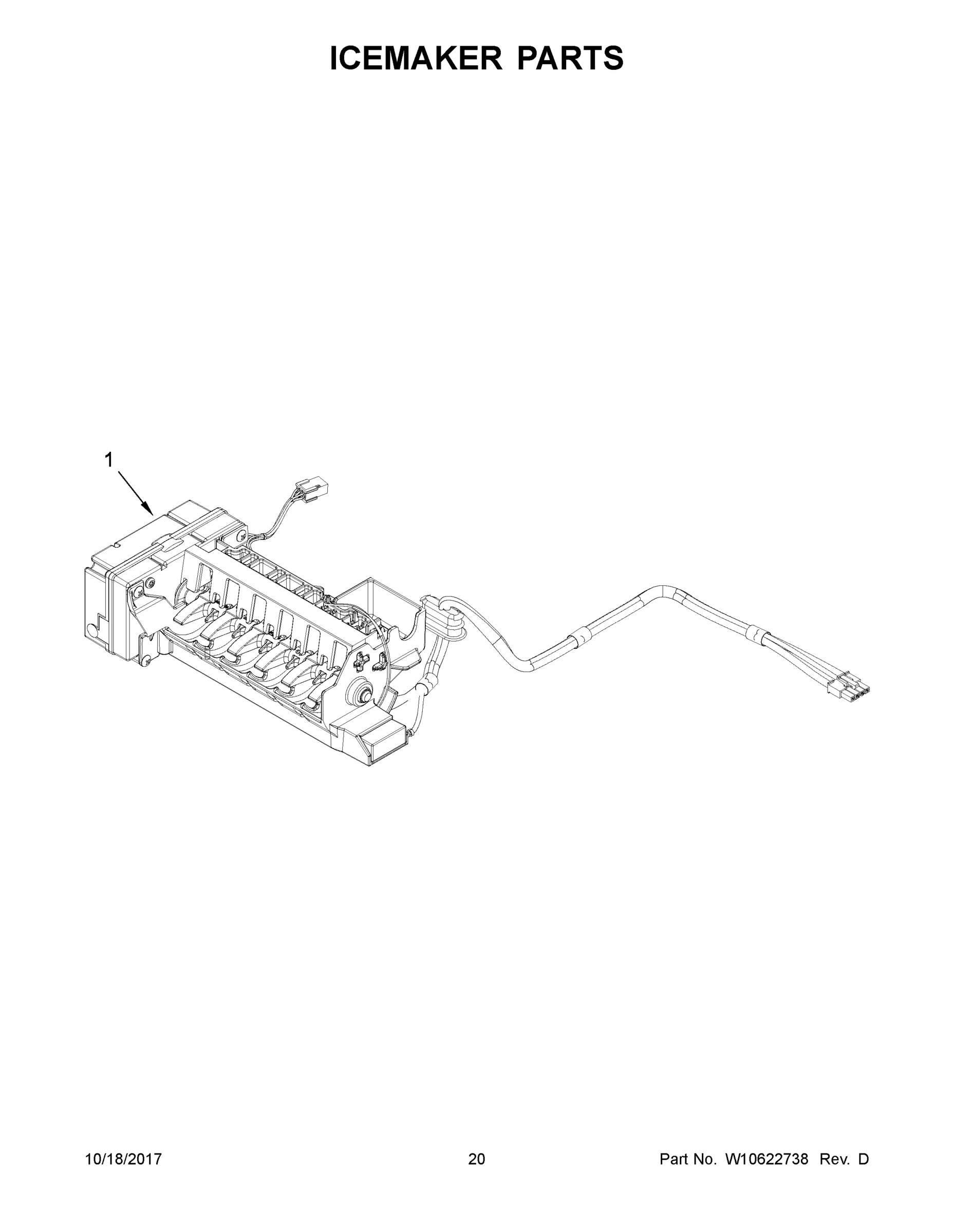 11 - ICEMAKER PARTS
