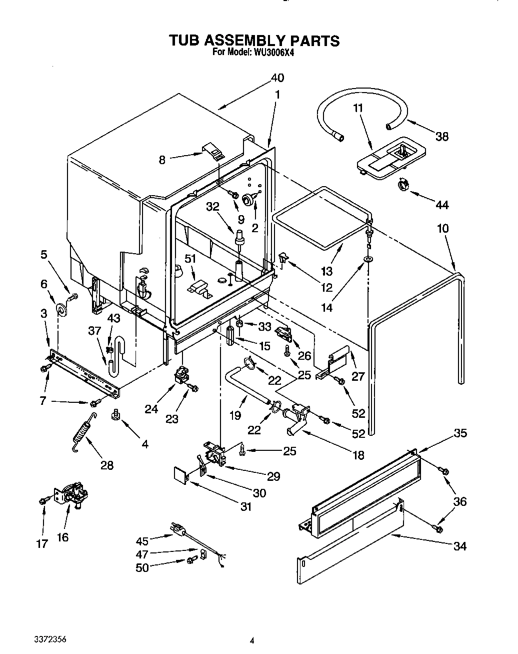 04 - TUB ASSEMBLY