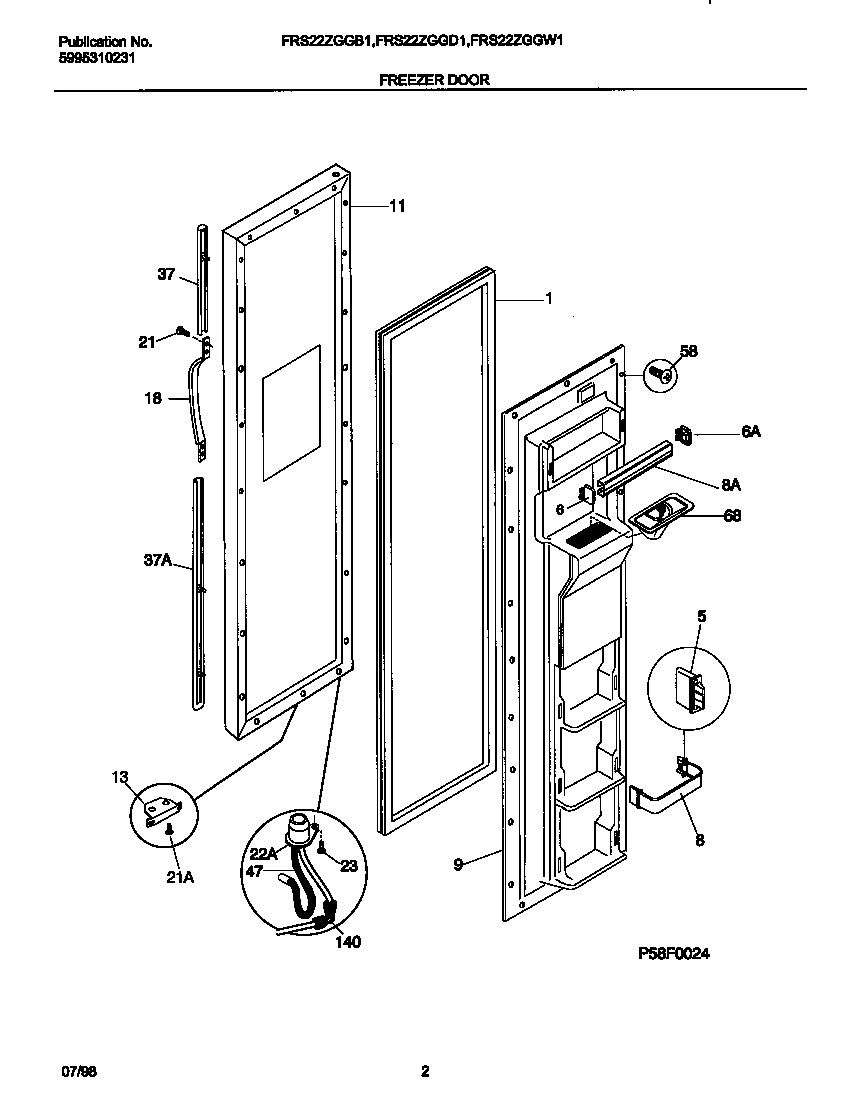 02 - FREEZER DOOR