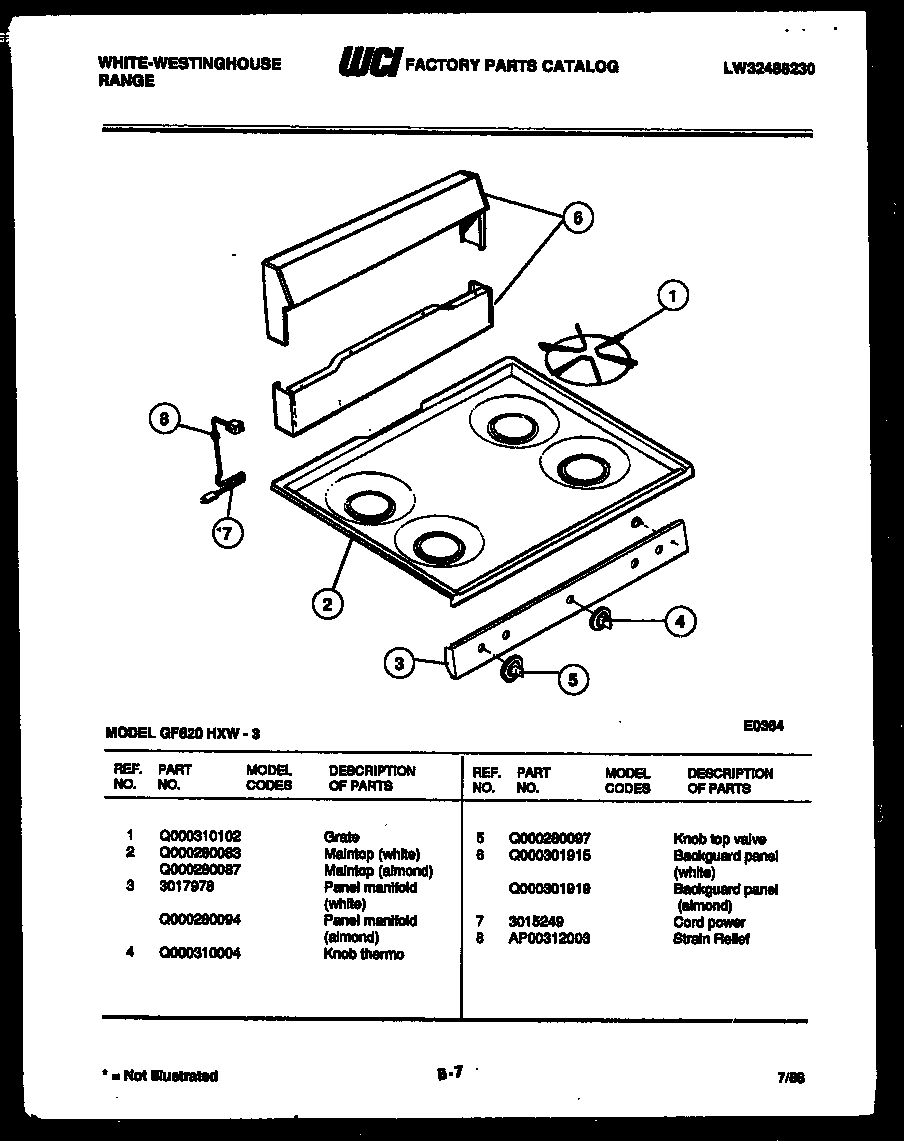 06 - BROILER DRAWER PARTS