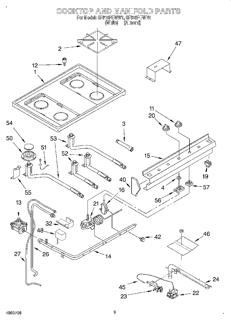 03 - COOKTOP AND MANIFOLD, LITERATURE