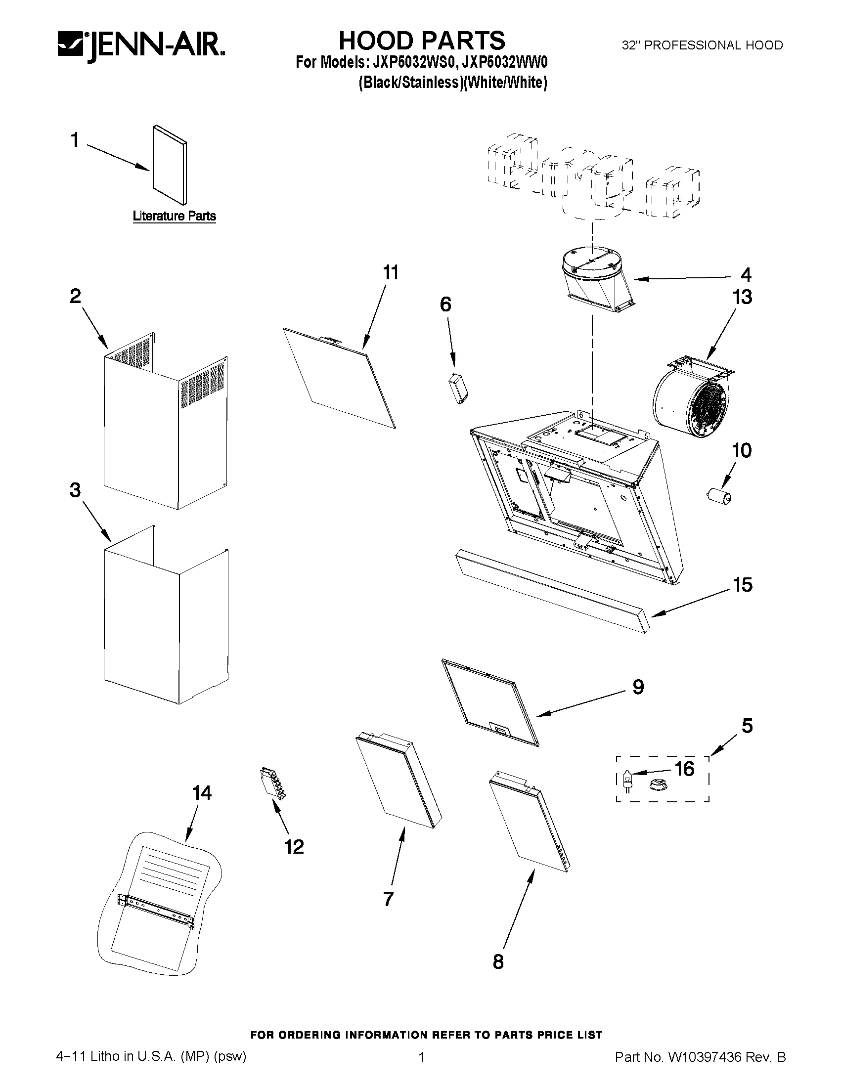 01 - HOOD PARTS