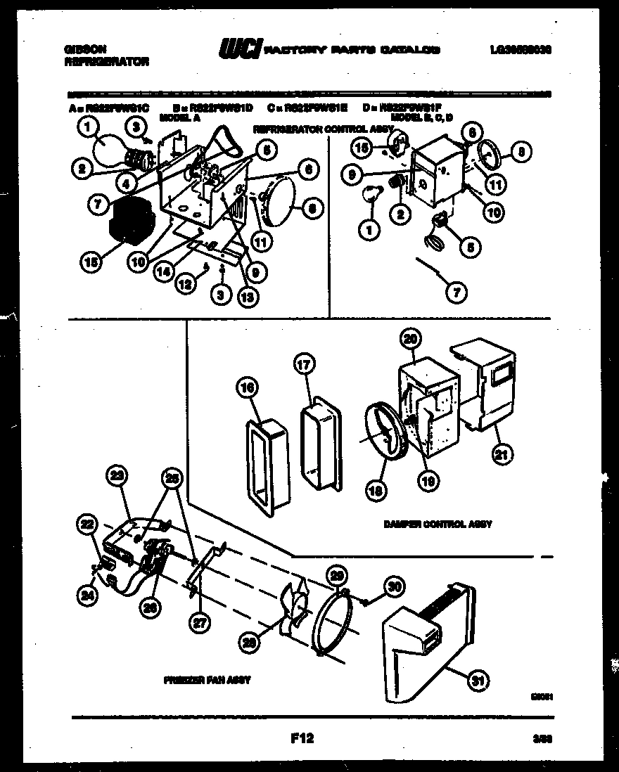 06 - REFRIGERATOR CONTROL ASSEMBLY, DAMP