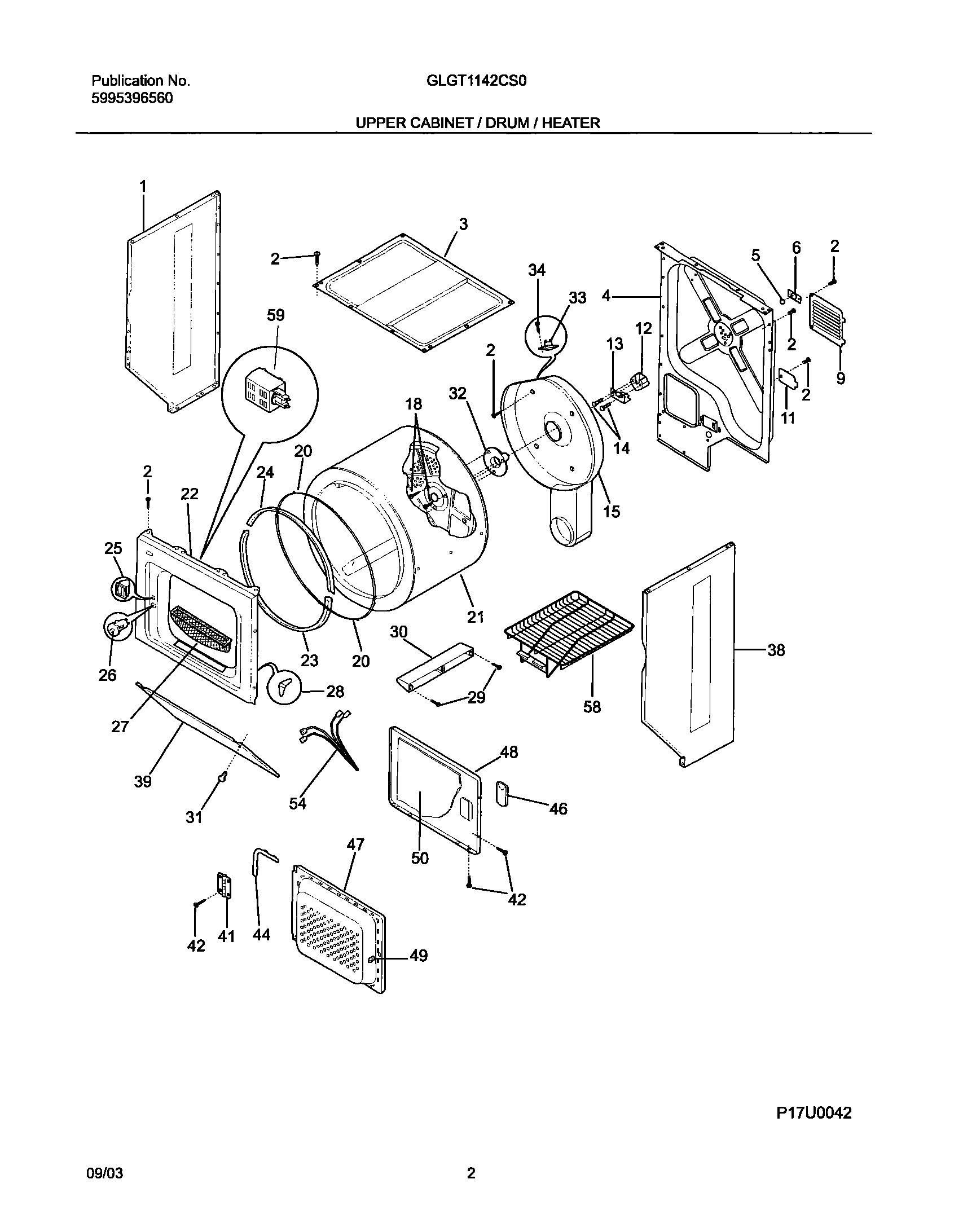 03 - UPPER CABINET/DRUM/HEATER