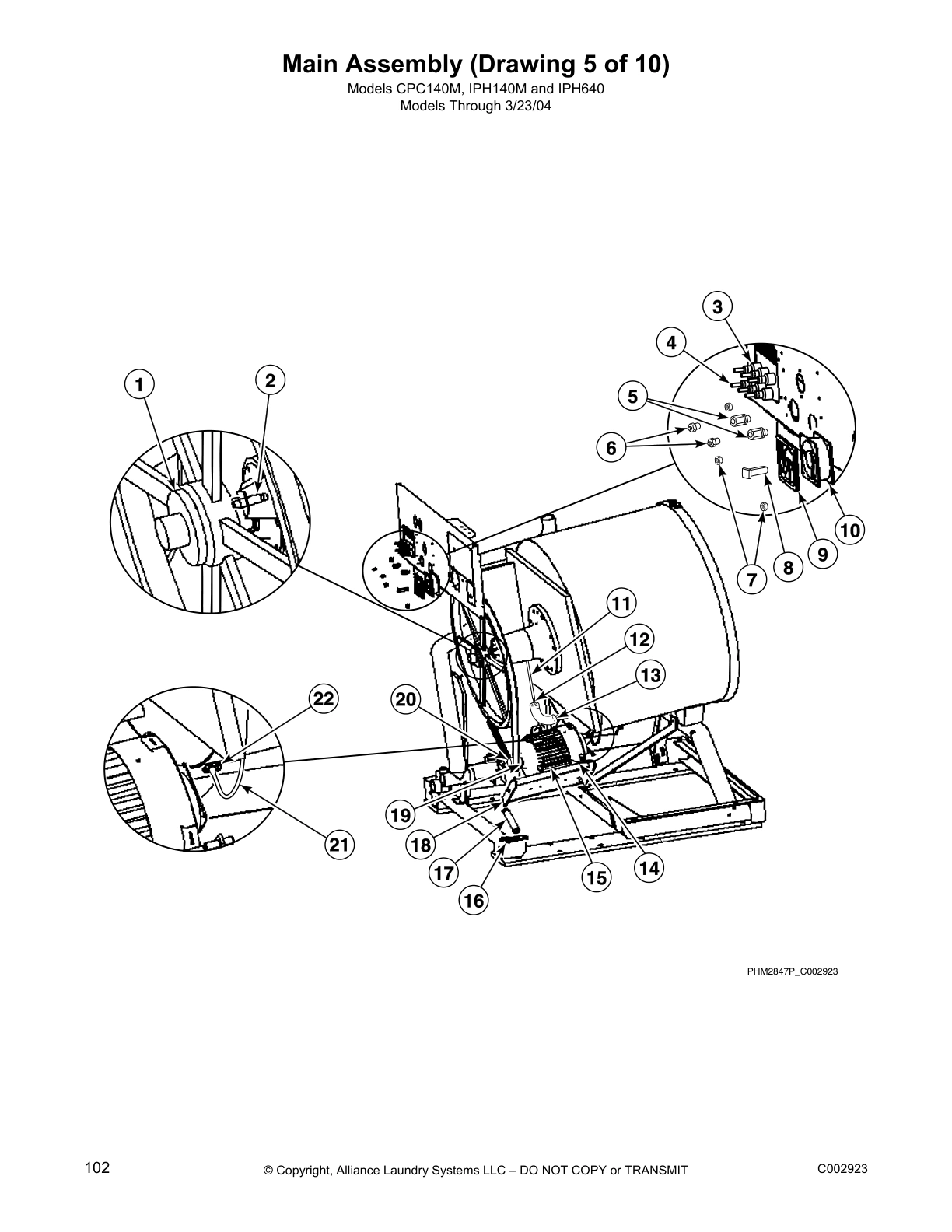 Main Assembly (Drawing 5 of 10)