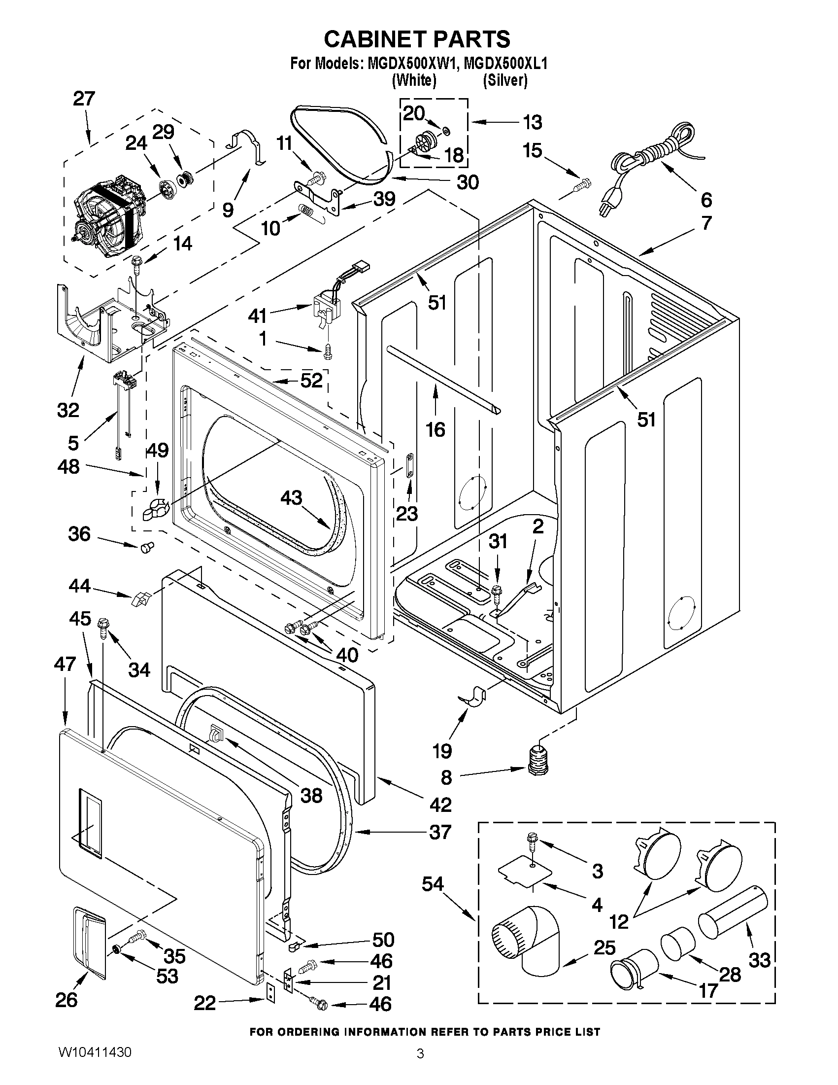 02 - CABINET PARTS