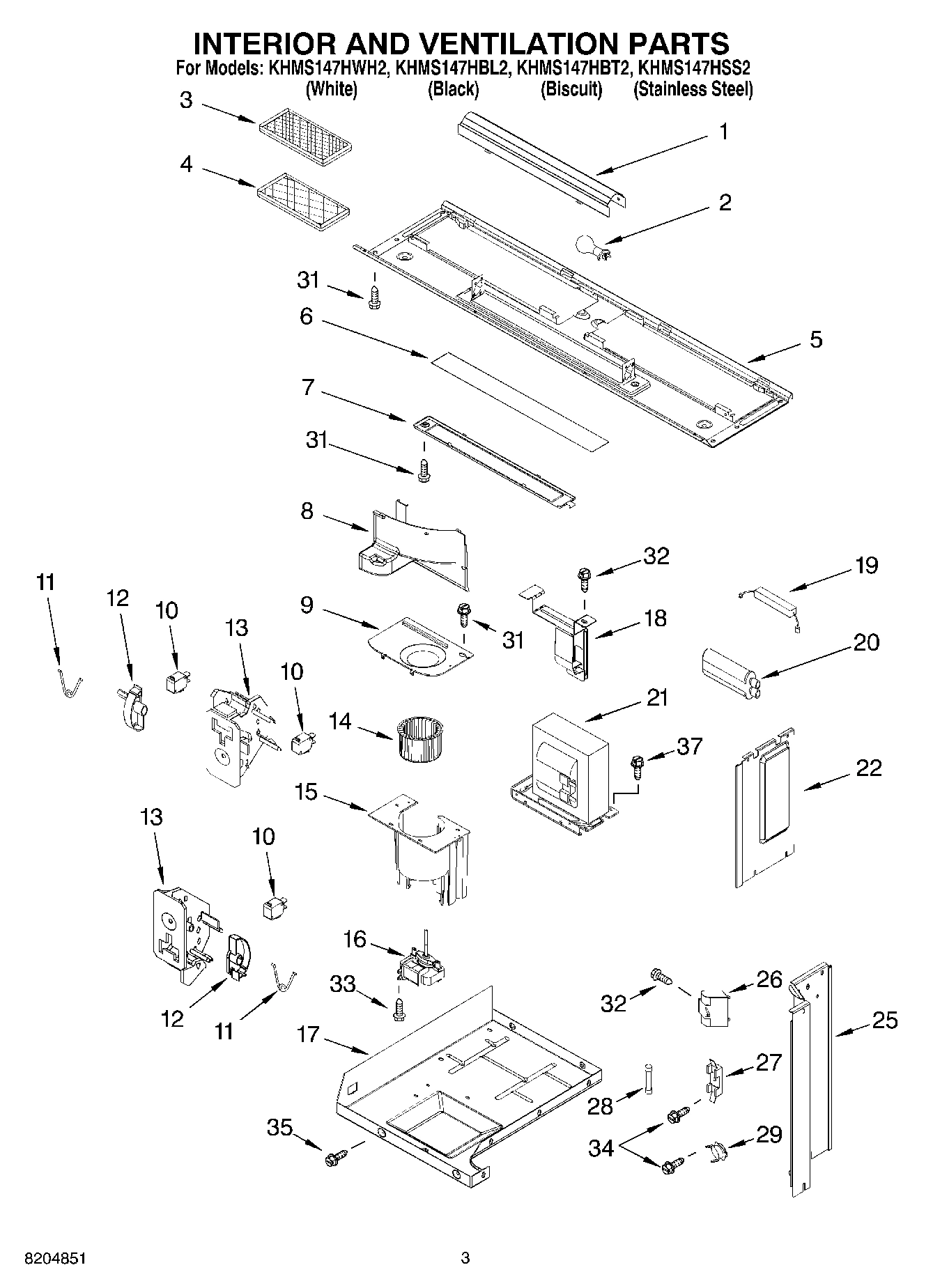 03 - INTERIOR AND VENTILATION PARTS