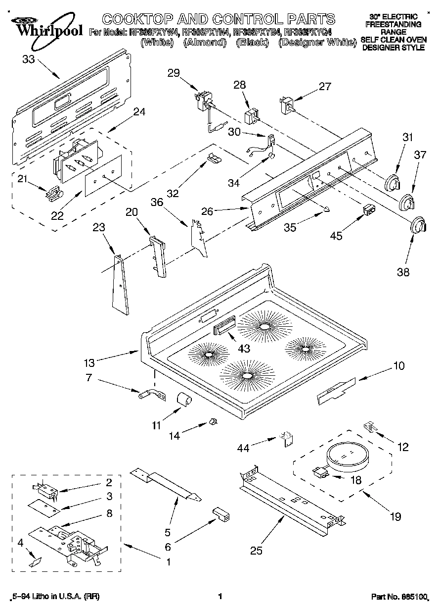 01 - COOKTOP AND CONTROL