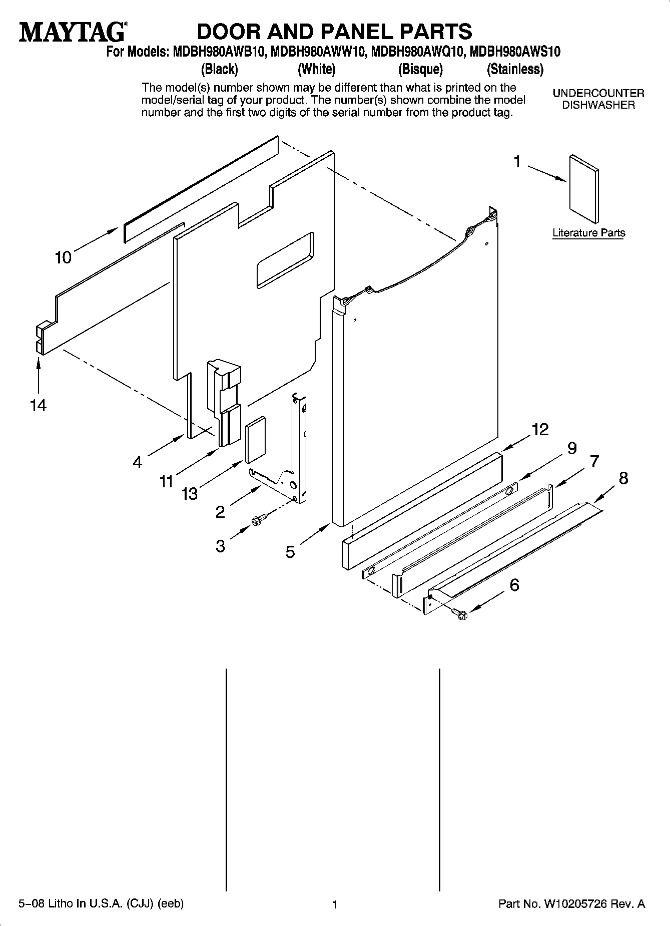 01 - DOOR AND PANEL PARTS
