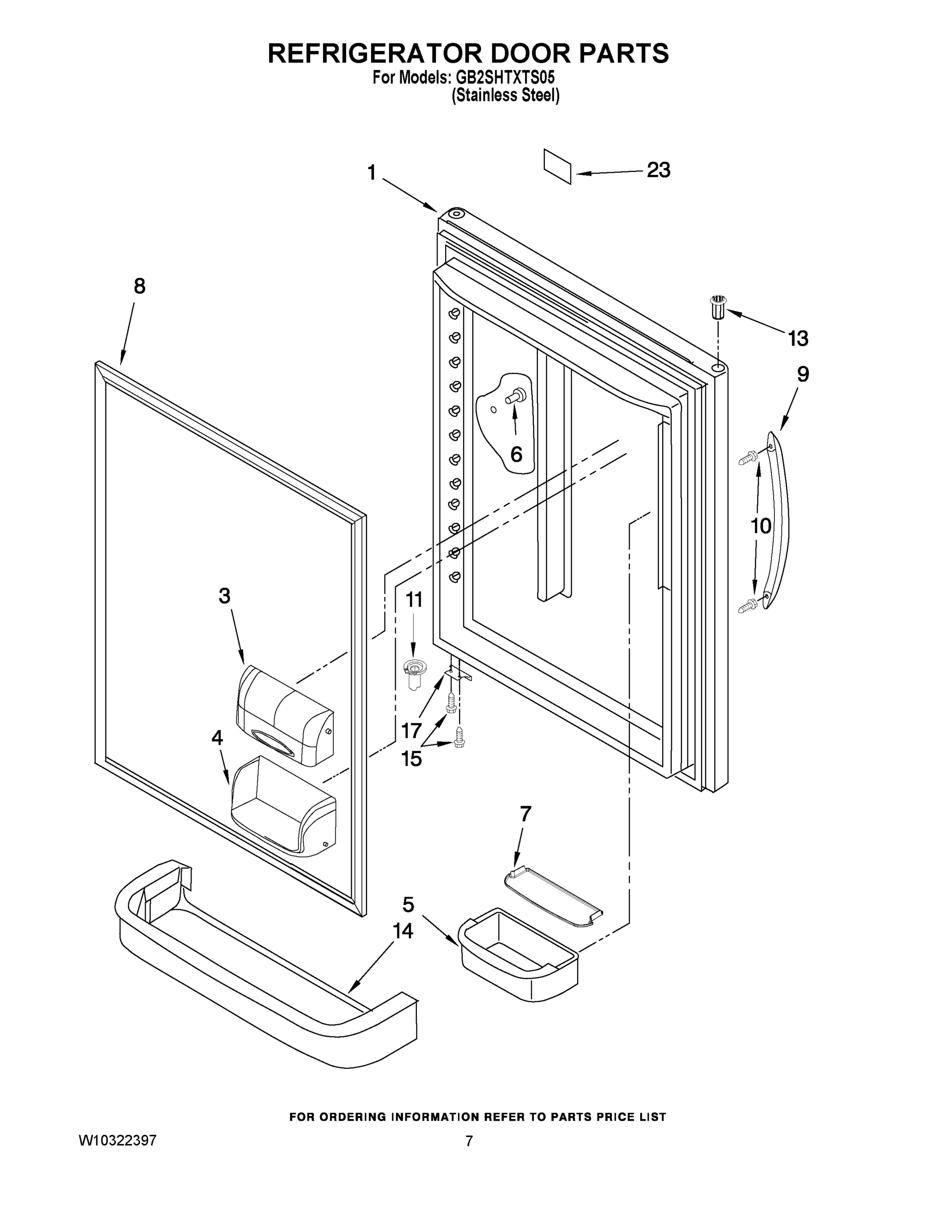 04 - REFRIGERATOR DOOR PARTS