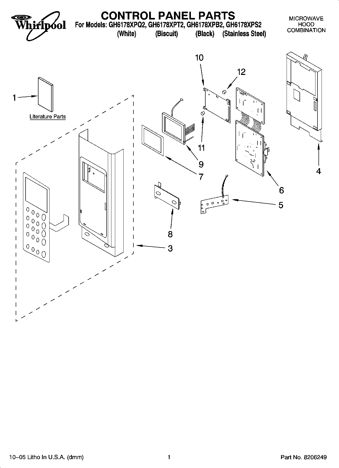 01 - CONTROL PANEL PARTS