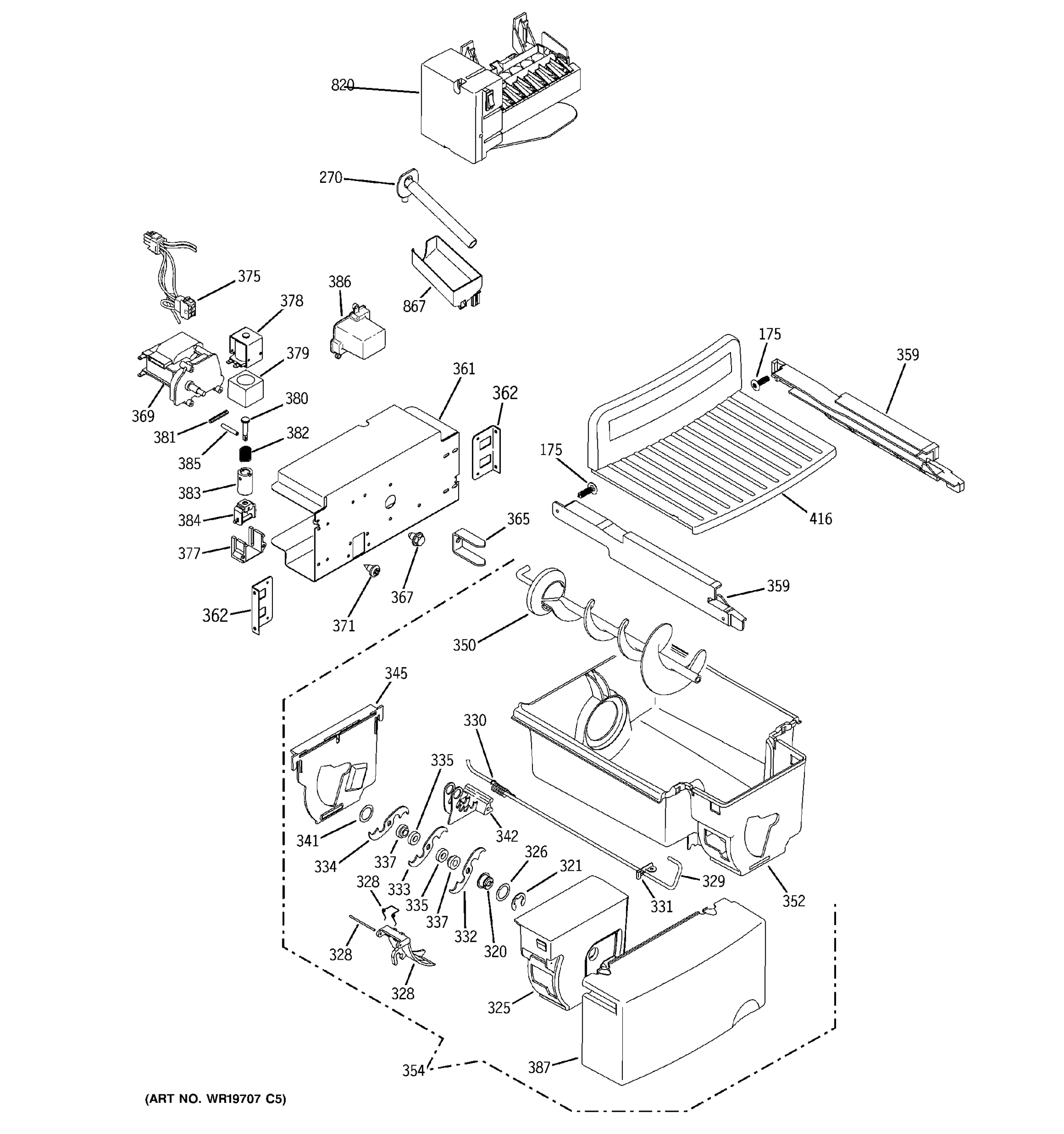 ICE MAKER & DISPENSER