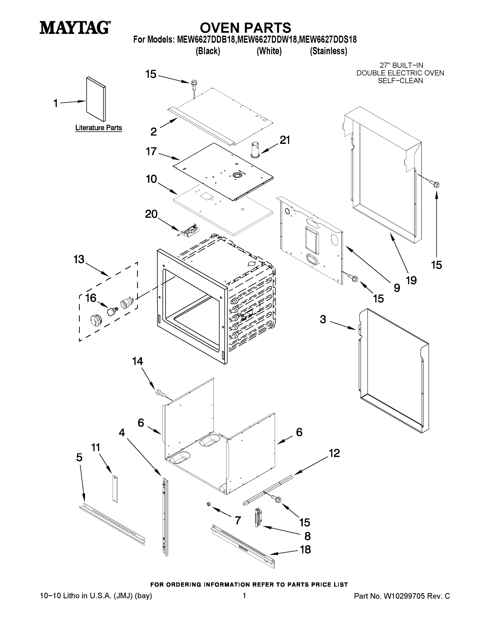 01 - OVEN PARTS