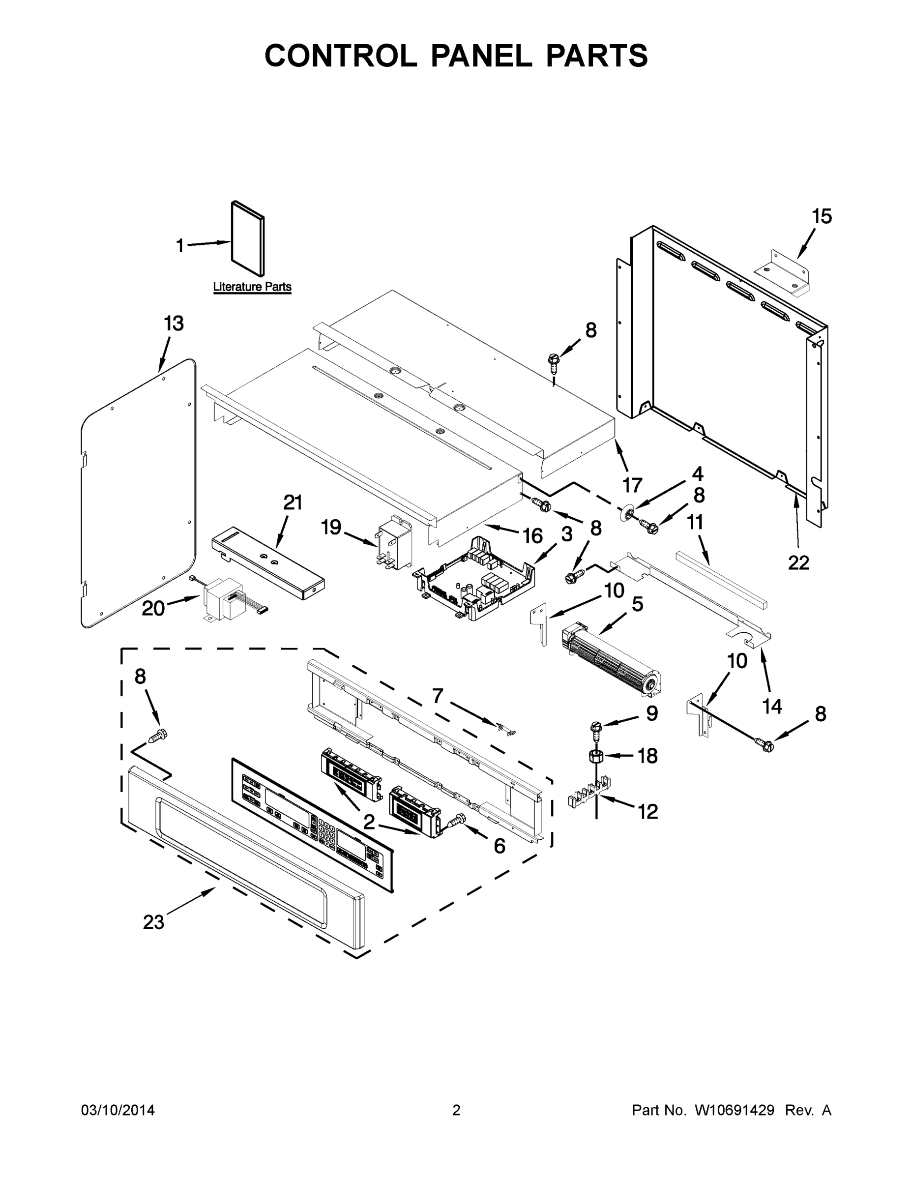 02 - CONTROL PANEL PARTS