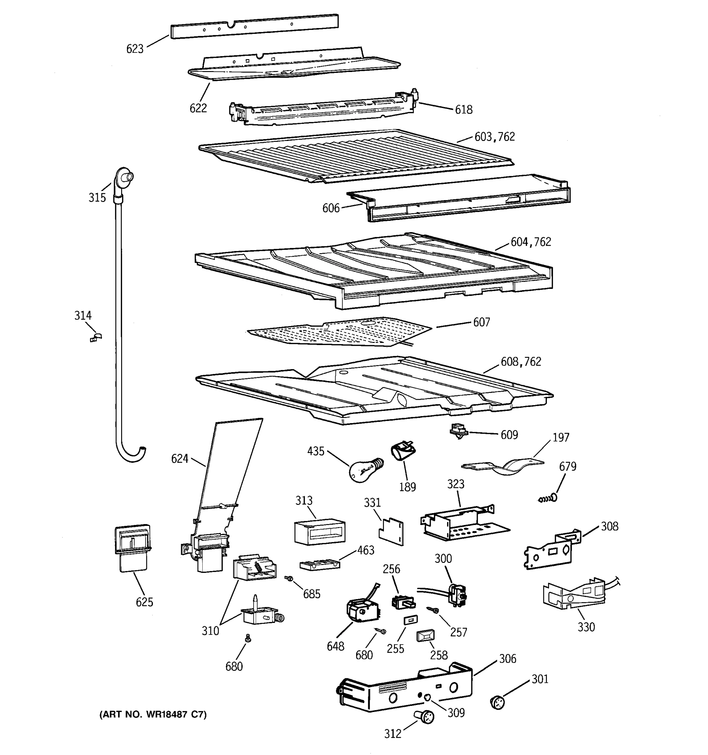 SEPARATOR COMPARTMENT PARTS