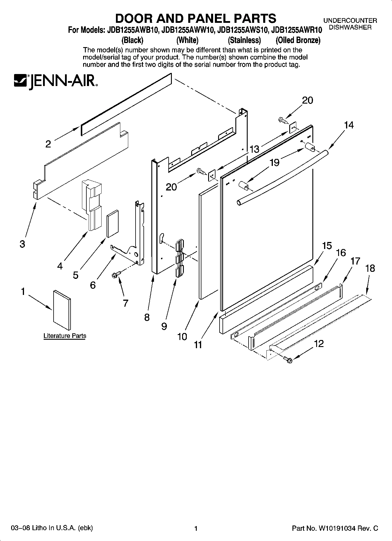 01 - DOOR AND PANEL PARTS
