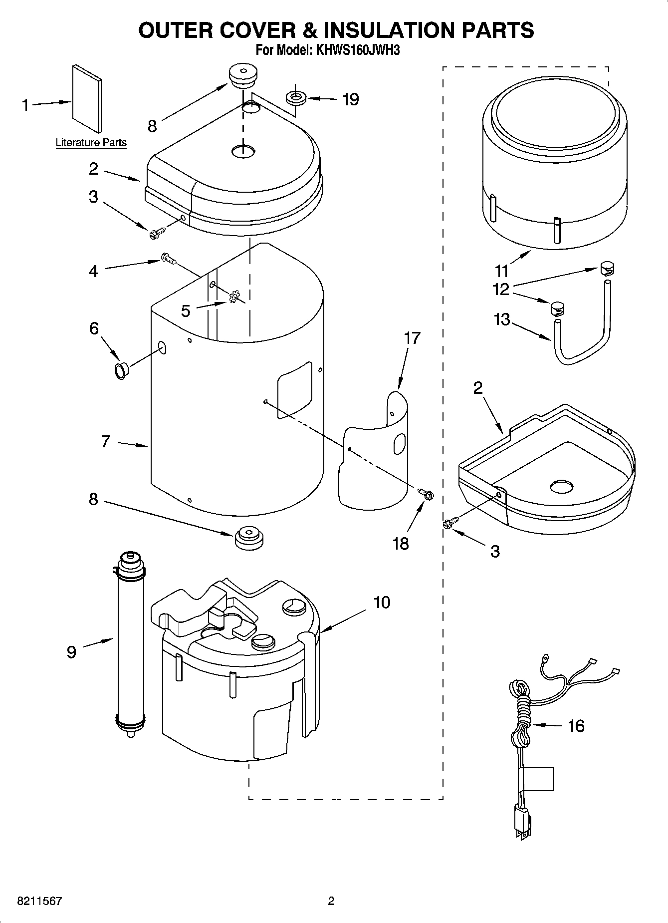 01 - OUTER COVER & INSULATION PARTS
