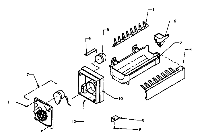 01 - 8 CUBE ICE MAKER-ASSY D7824702