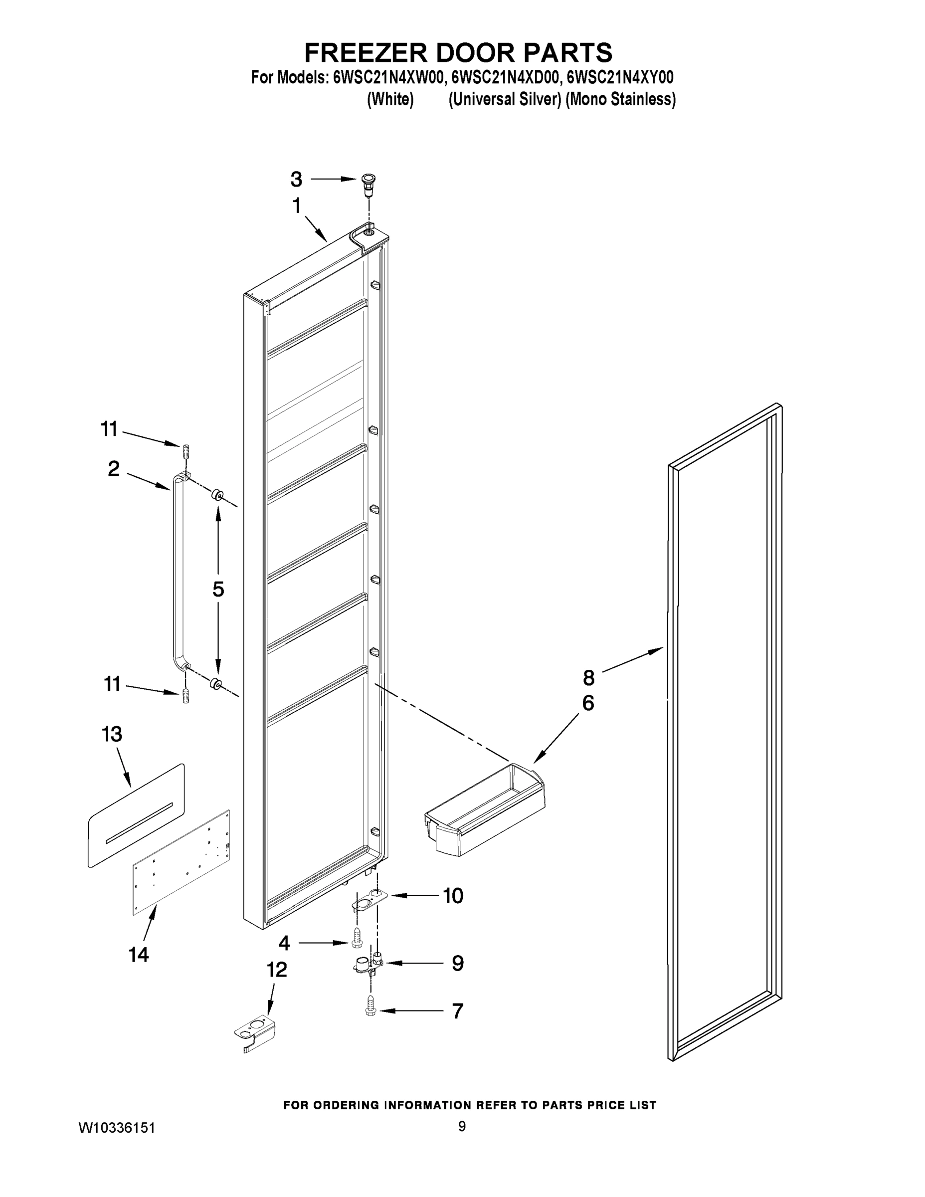 06 - FREEZER DOOR PARTS