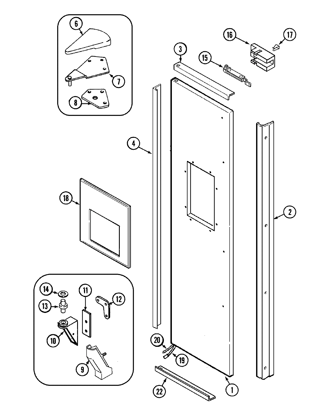 03 - FREEZER OUTER DOOR