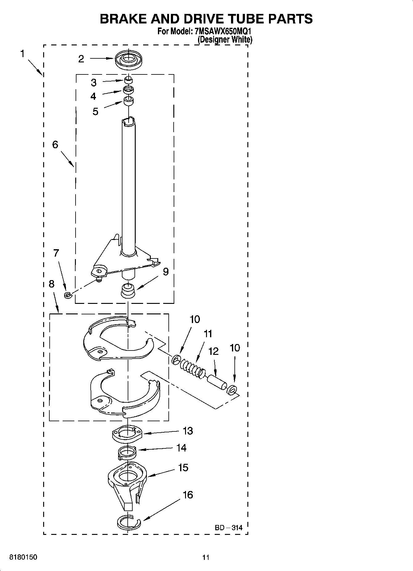 07 - BRAKE AND DRIVE TUBE PARTS