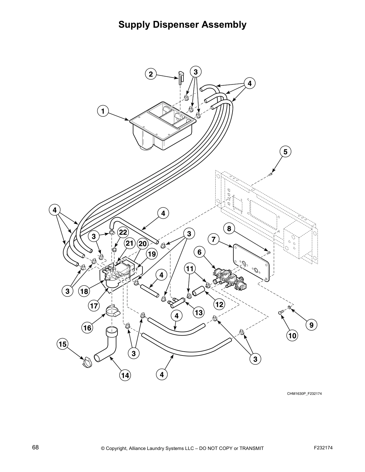 Supply Dispenser Assembly