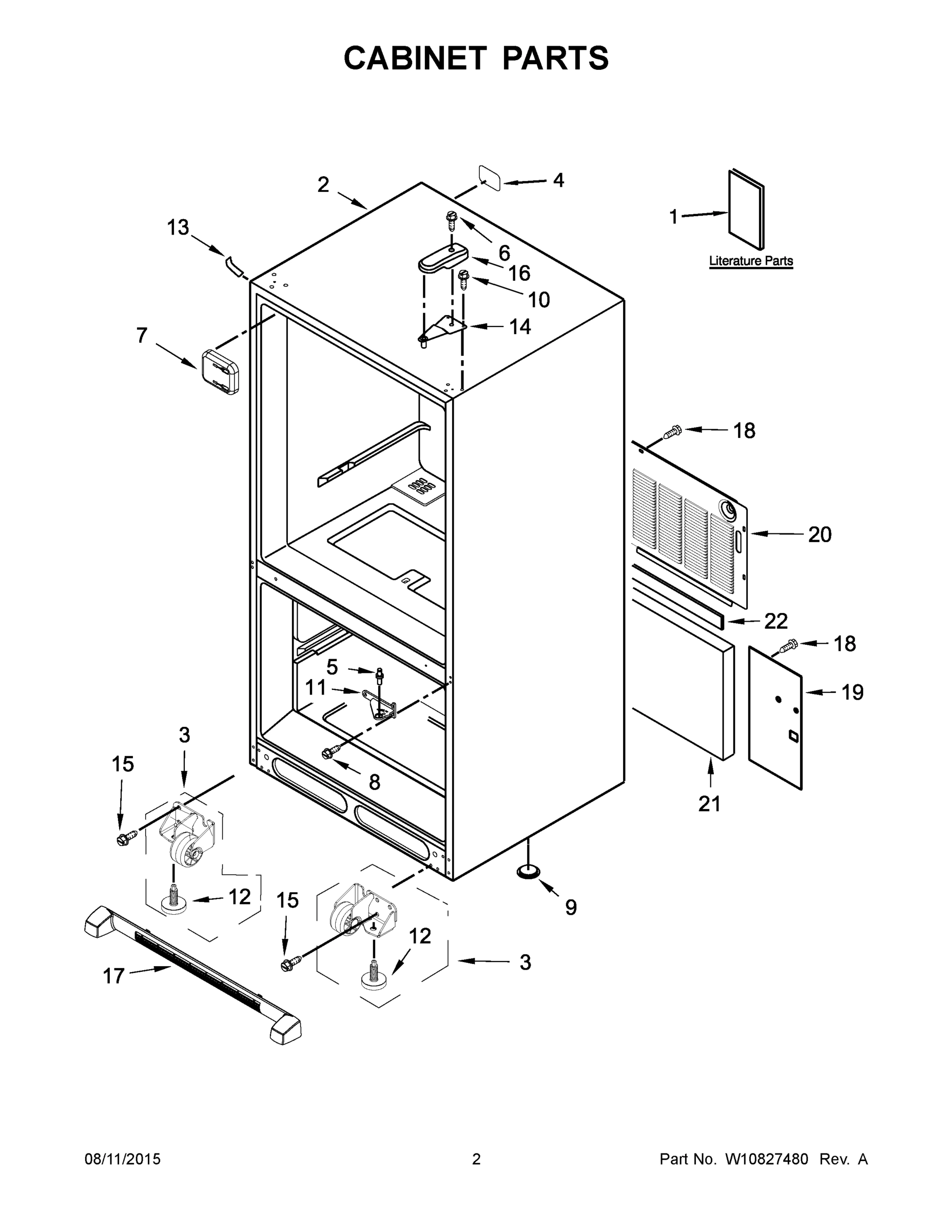 02 - CABINET PARTS