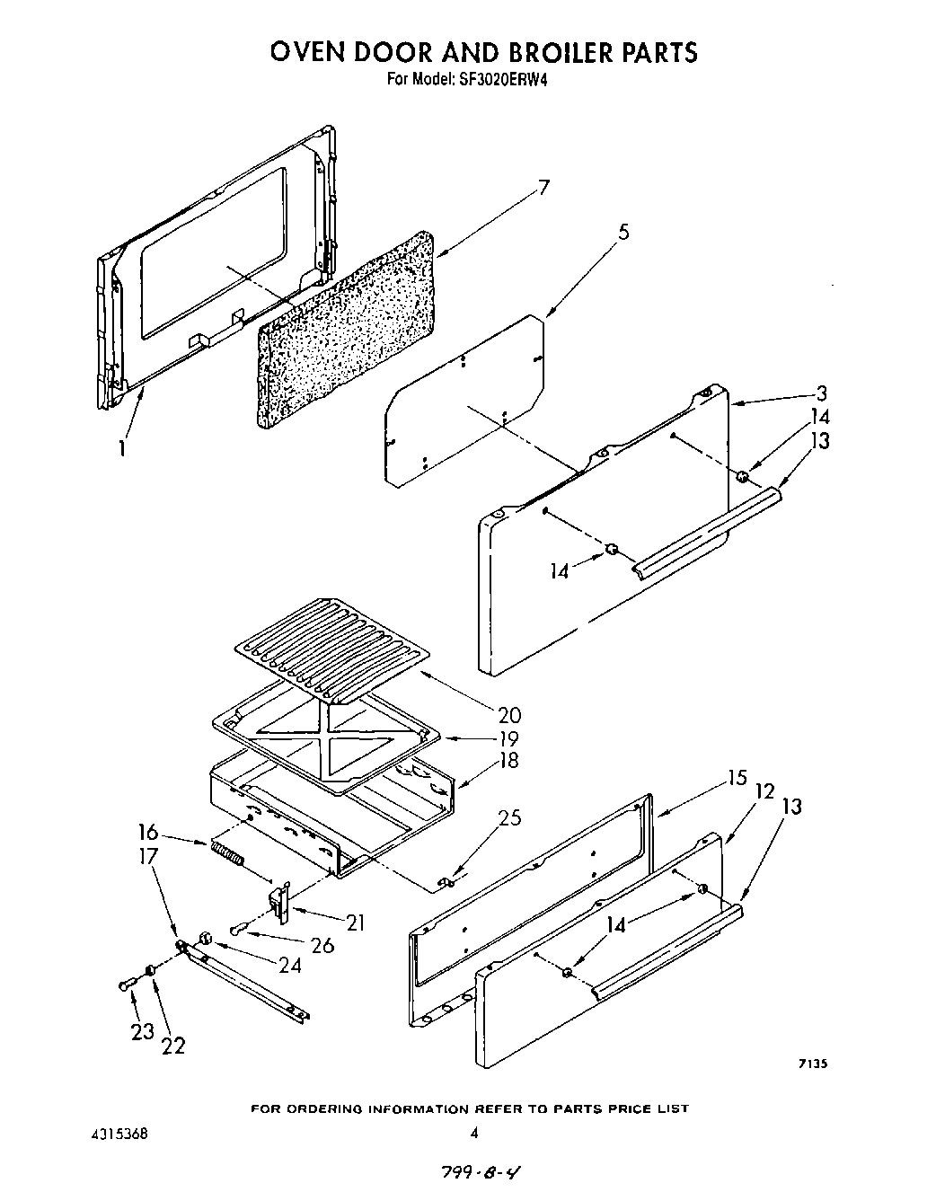 03 - OVEN DOOR AND BROILER