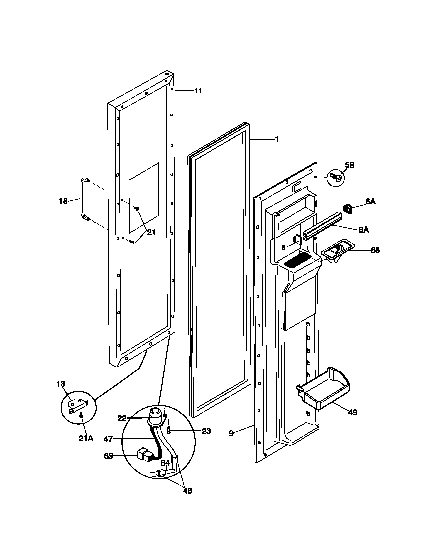 02 - FREEZER DOOR