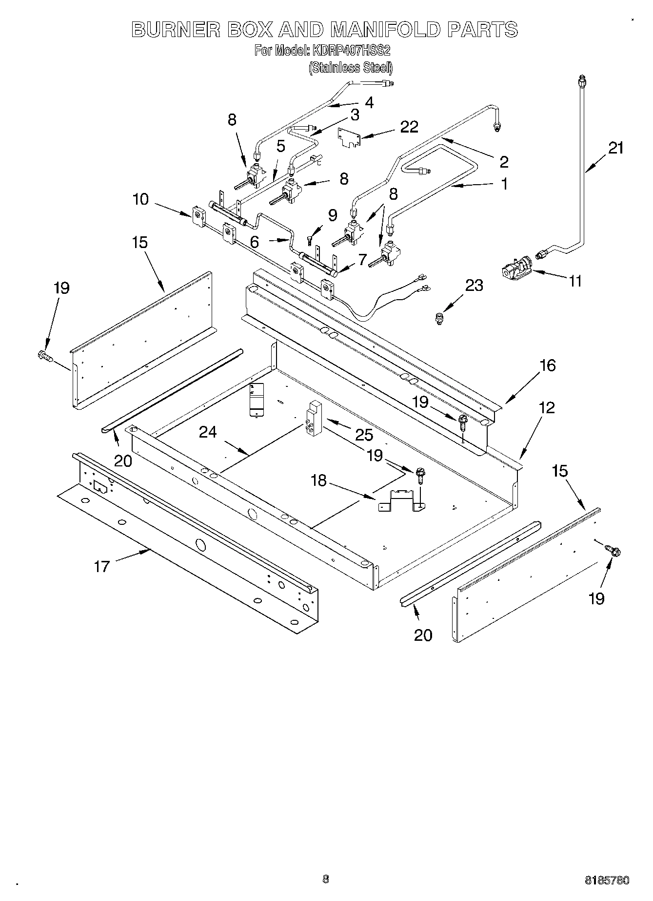07 - BURNER BOX AND MANIFOLD