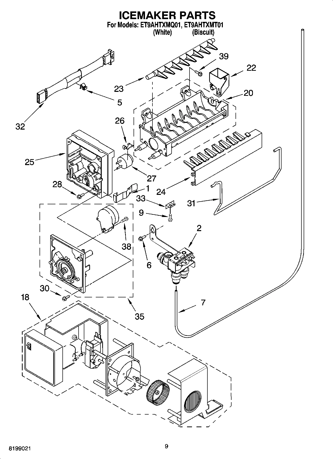 05 - ICEMAKER PARTS