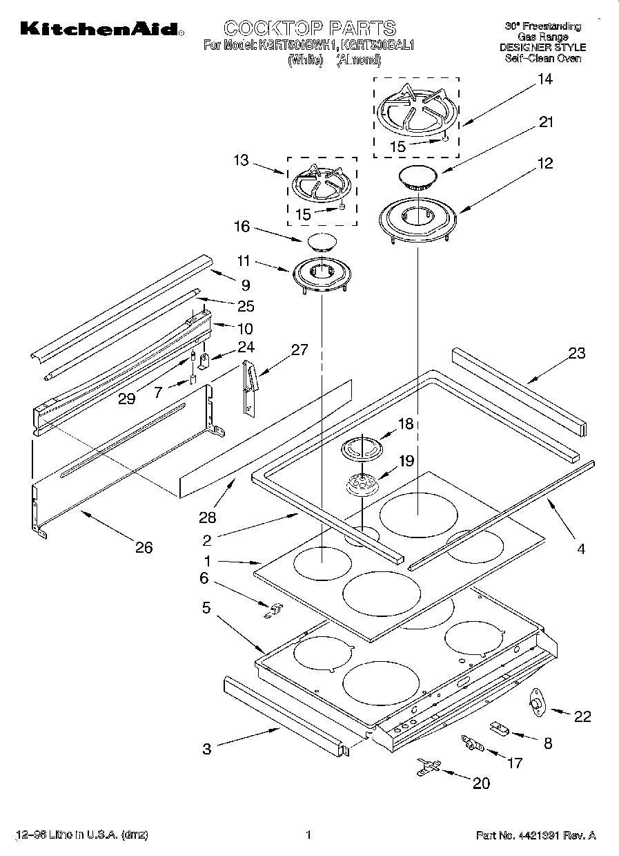 01 - COOKTOP, LITERATURE