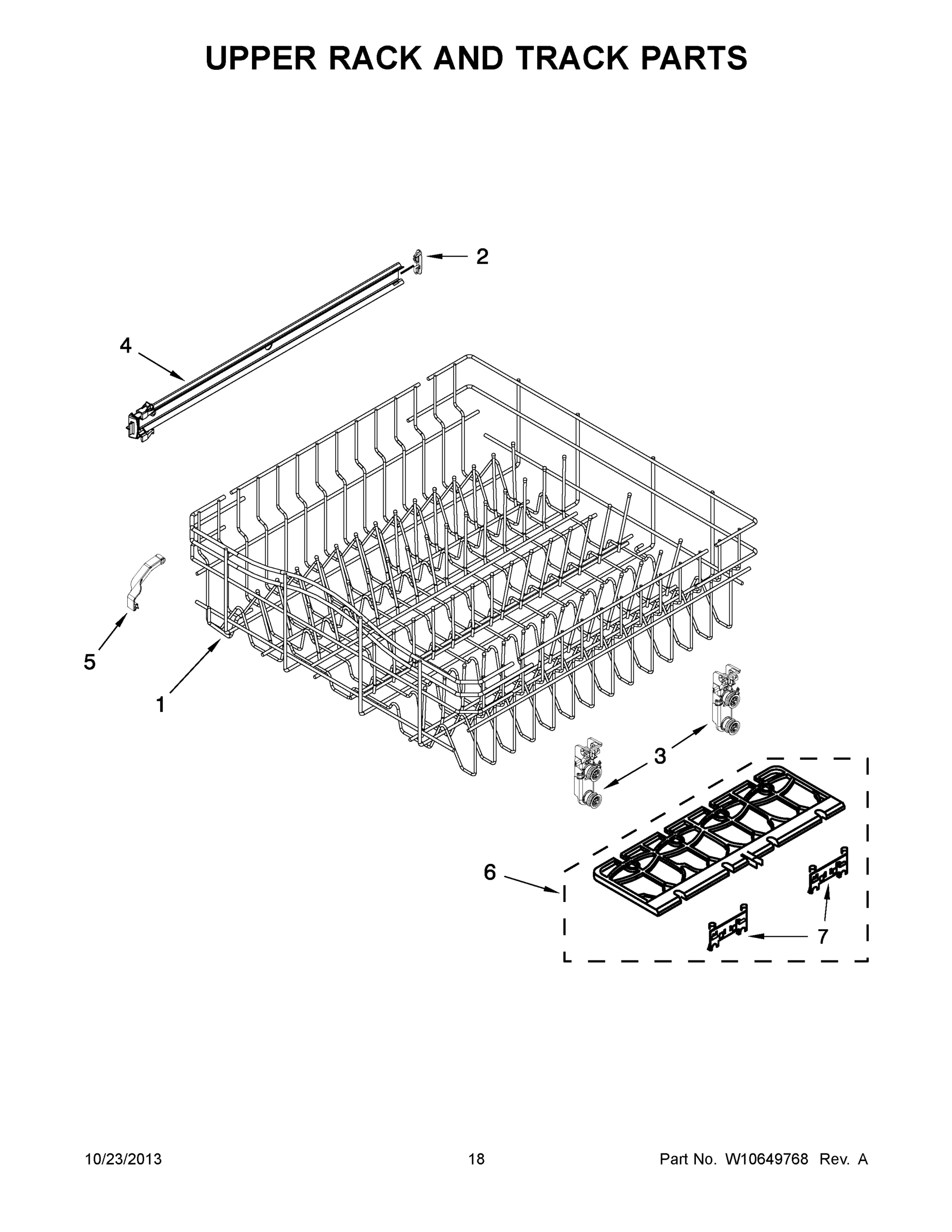 10 - UPPER RACK AND TRACK PARTS