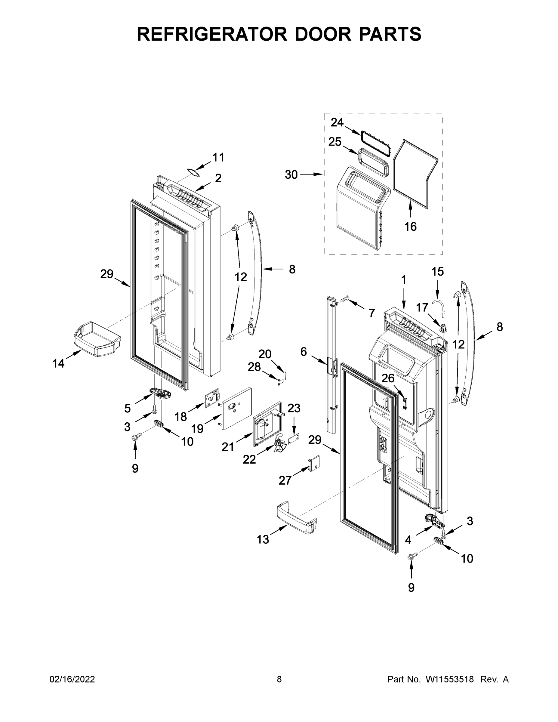 05 - REFRIGERATOR DOOR PARTS