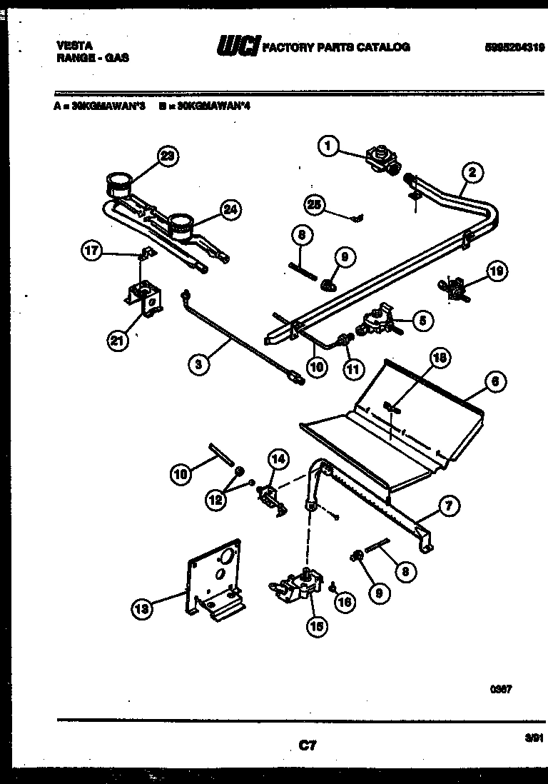 05 - BURNER, MANIFOLD AND GAS CONTROL