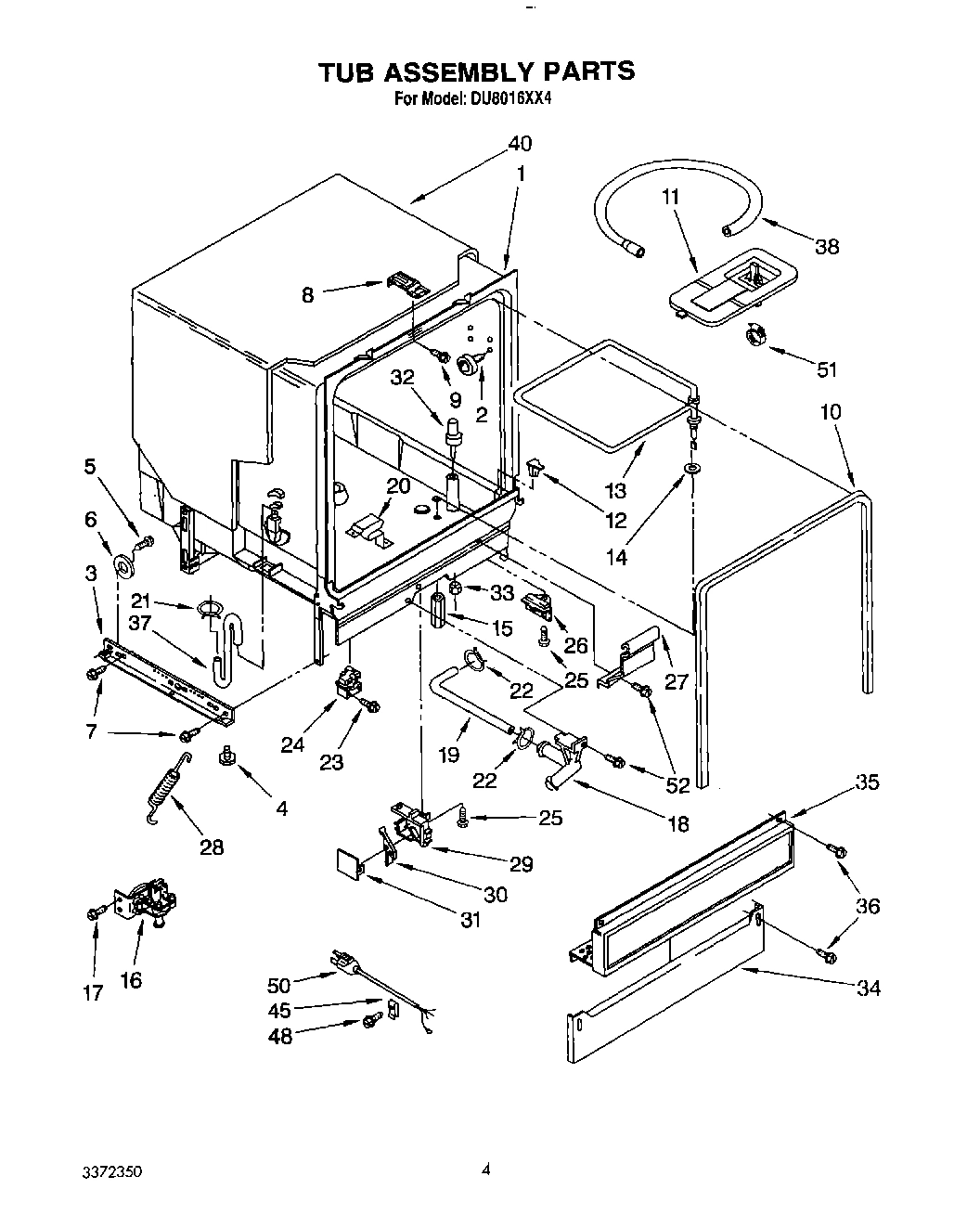 04 - TUB ASSEMBLY