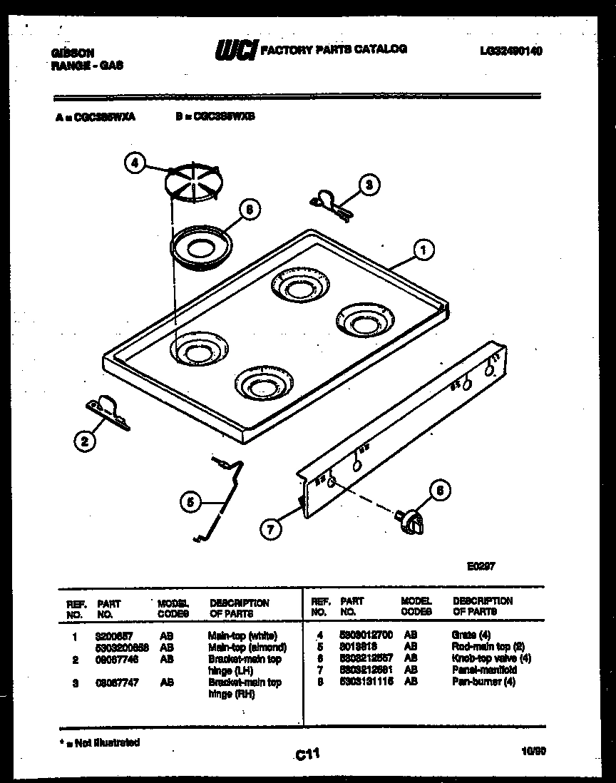 03 - COOKTOP PARTS