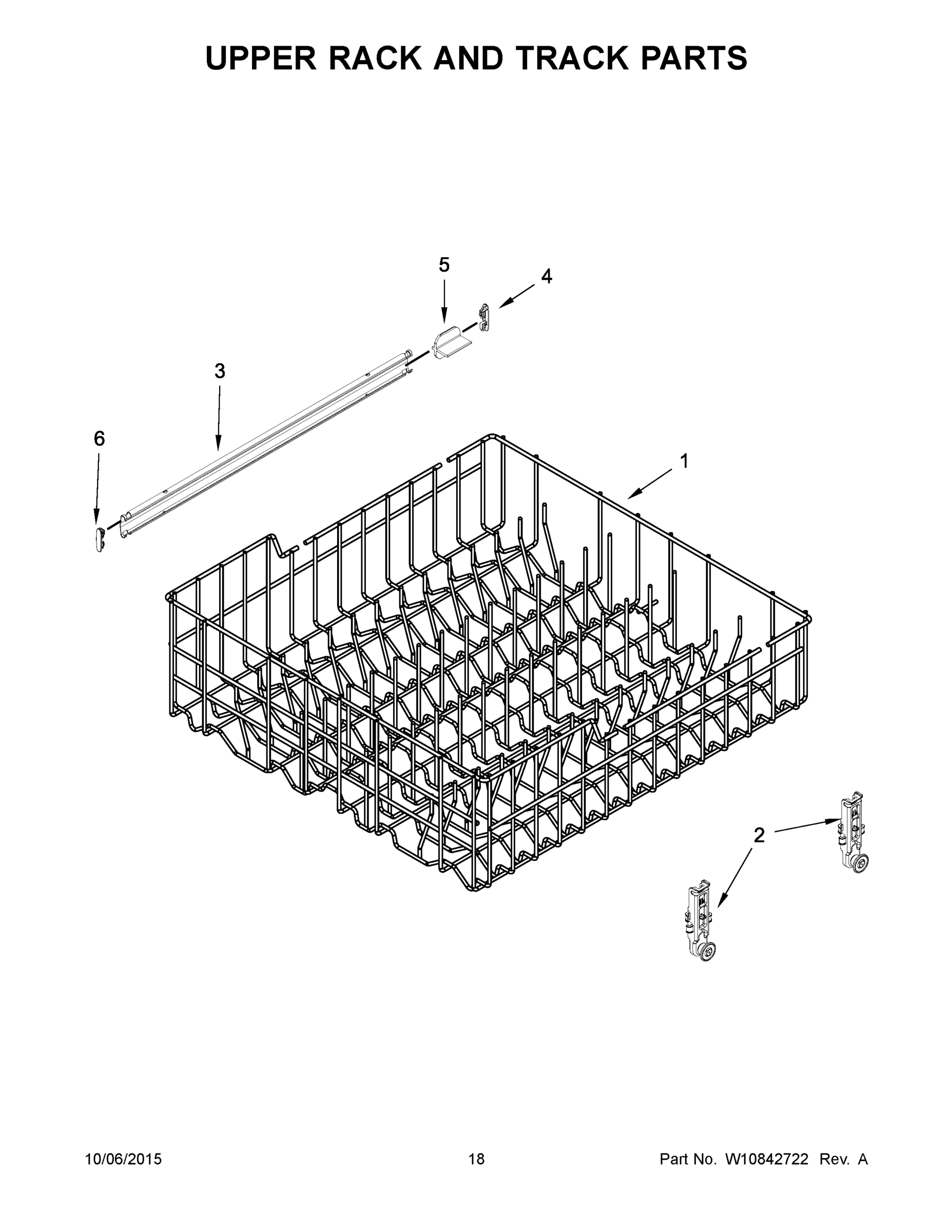 10 - UPPER RACK AND TRACK PARTS