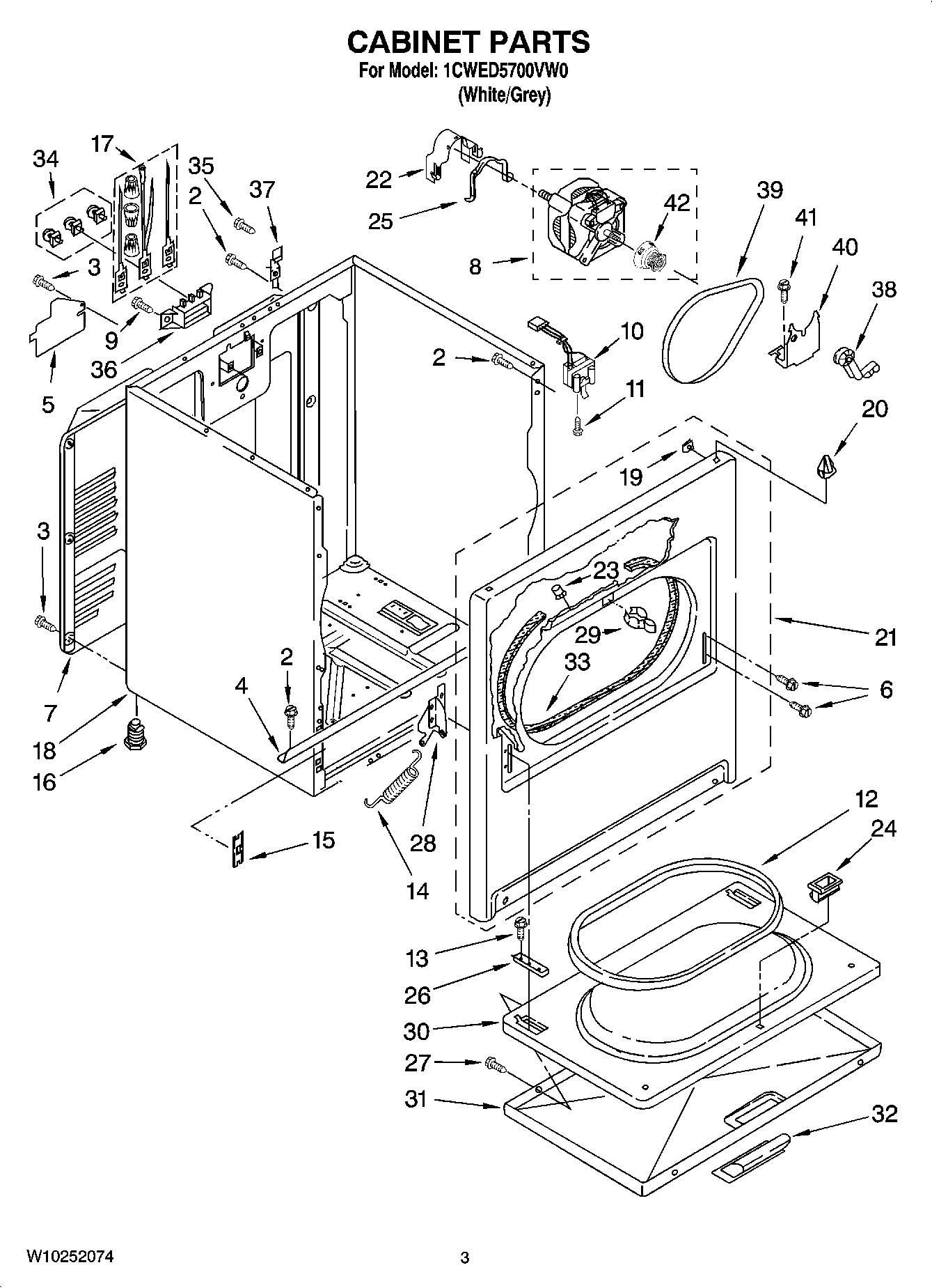02 - CABINET PARTS