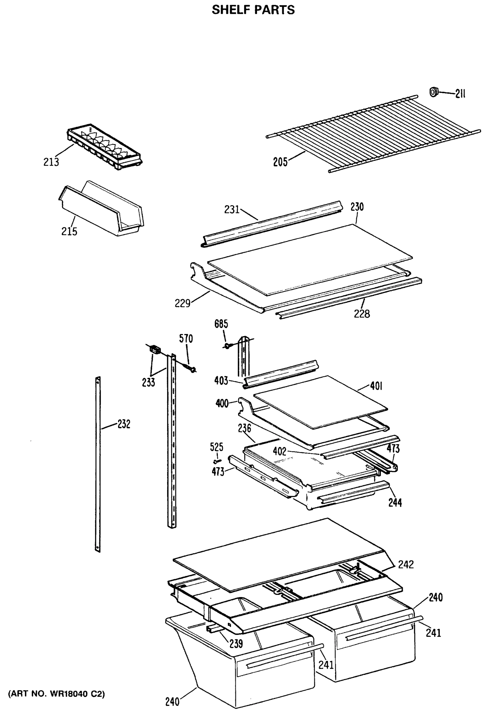 SHELF PARTS