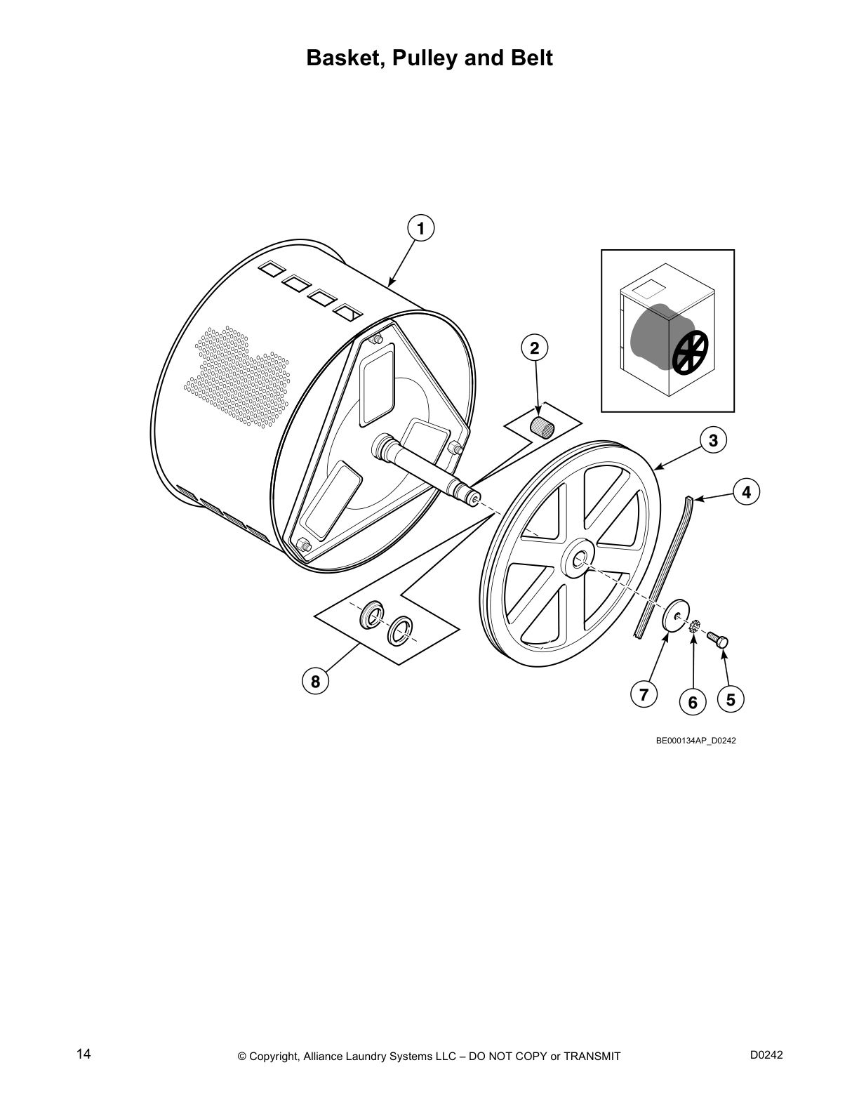 Basket, Pulley and Belt