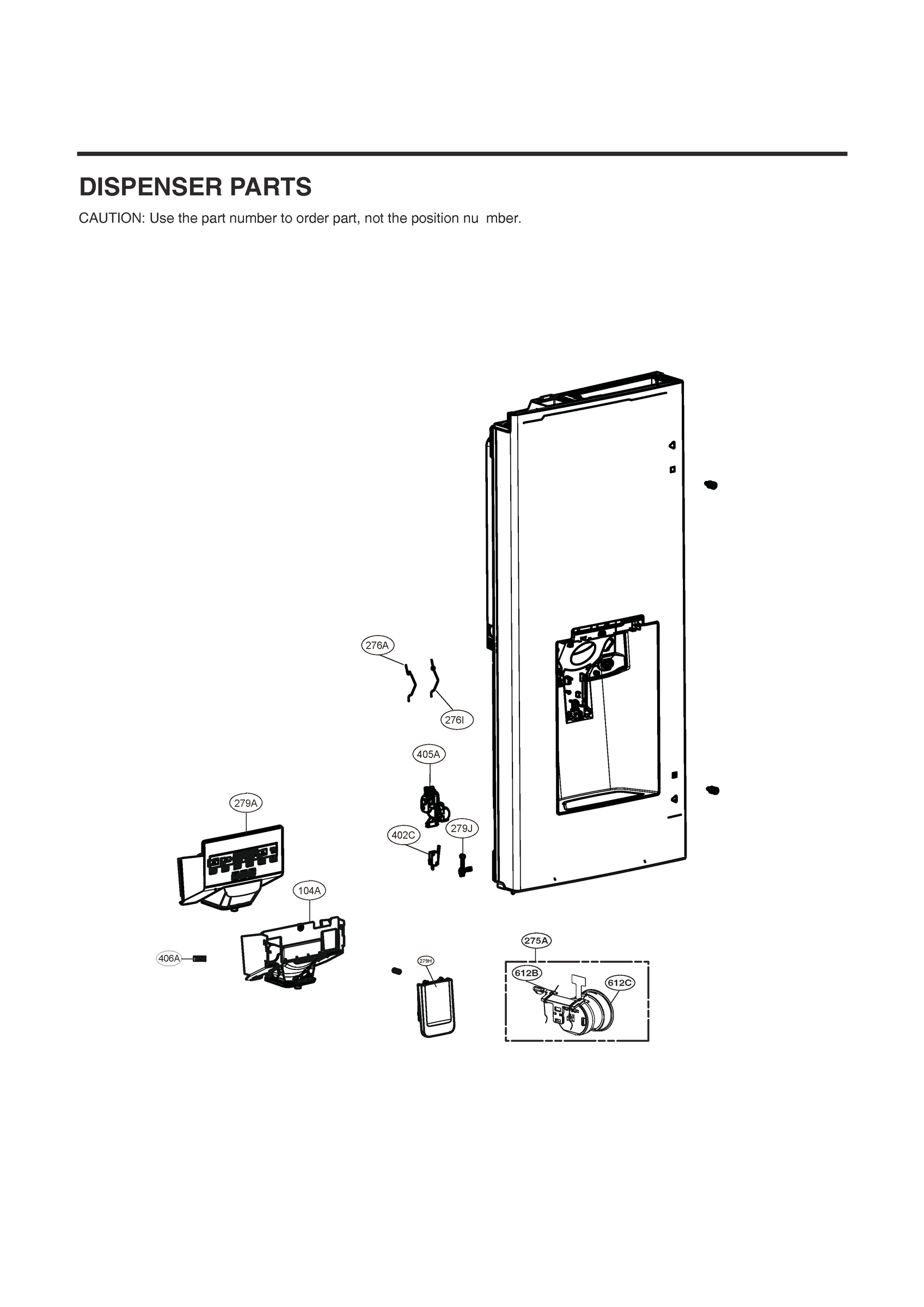 DISPENSER PARTS