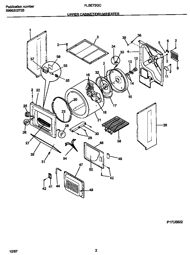 02 - UPPER CABINET/DRUM/HEATER