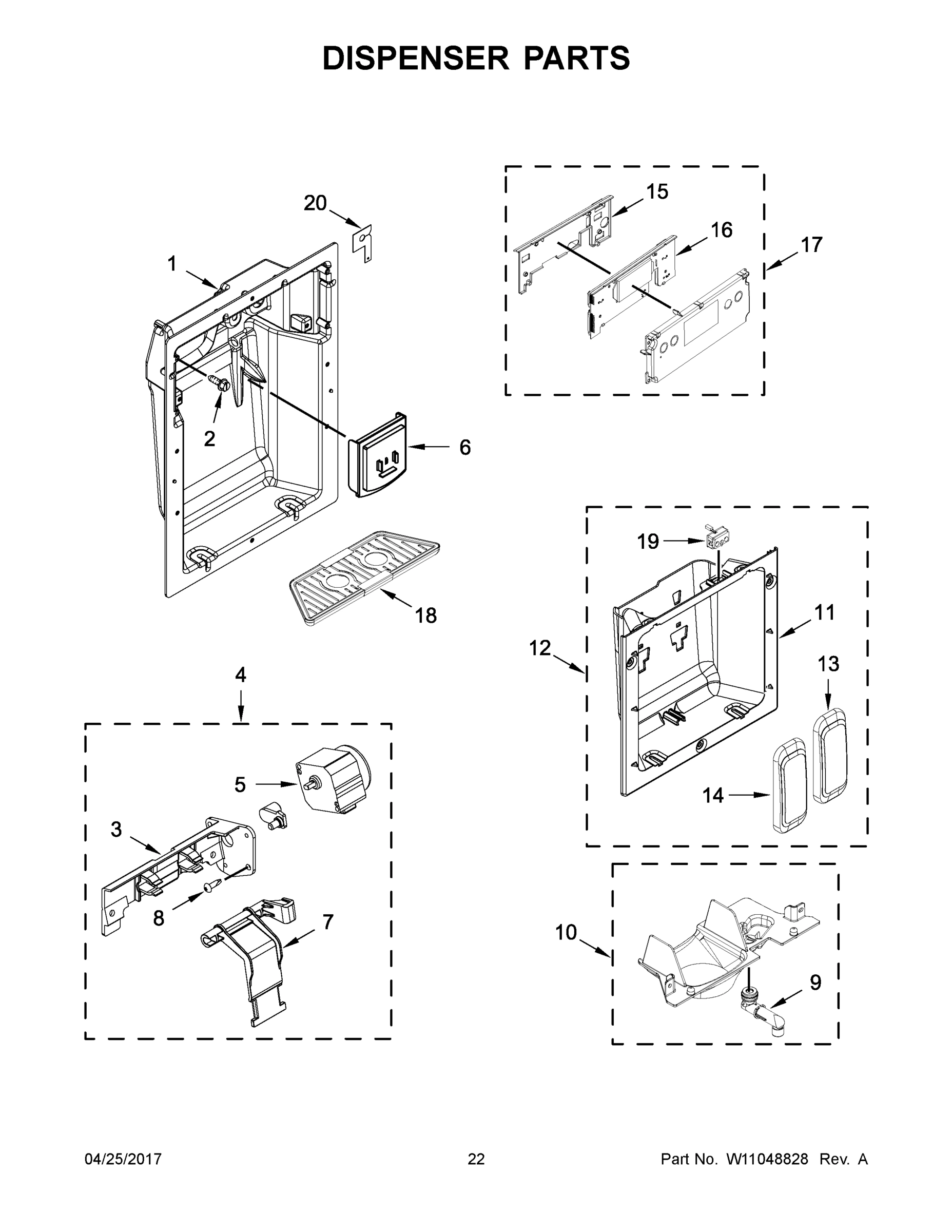 12 - DISPENSER PARTS