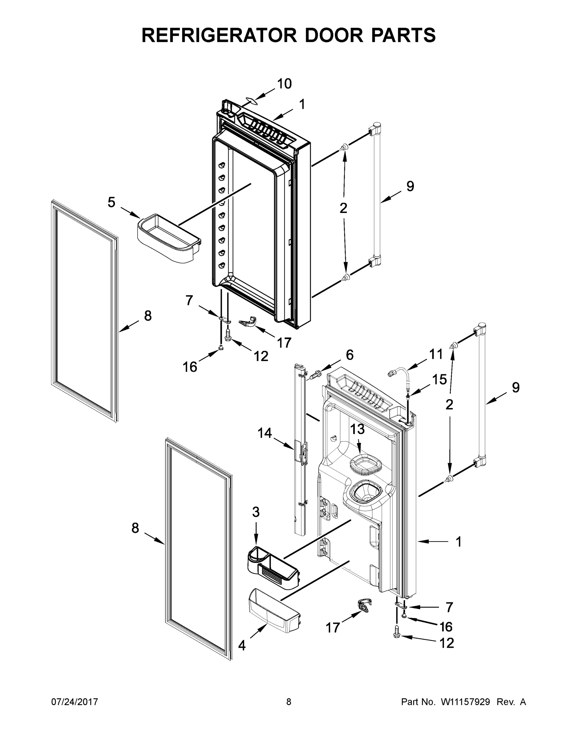 05 - REFRIGERATOR DOOR PARTS